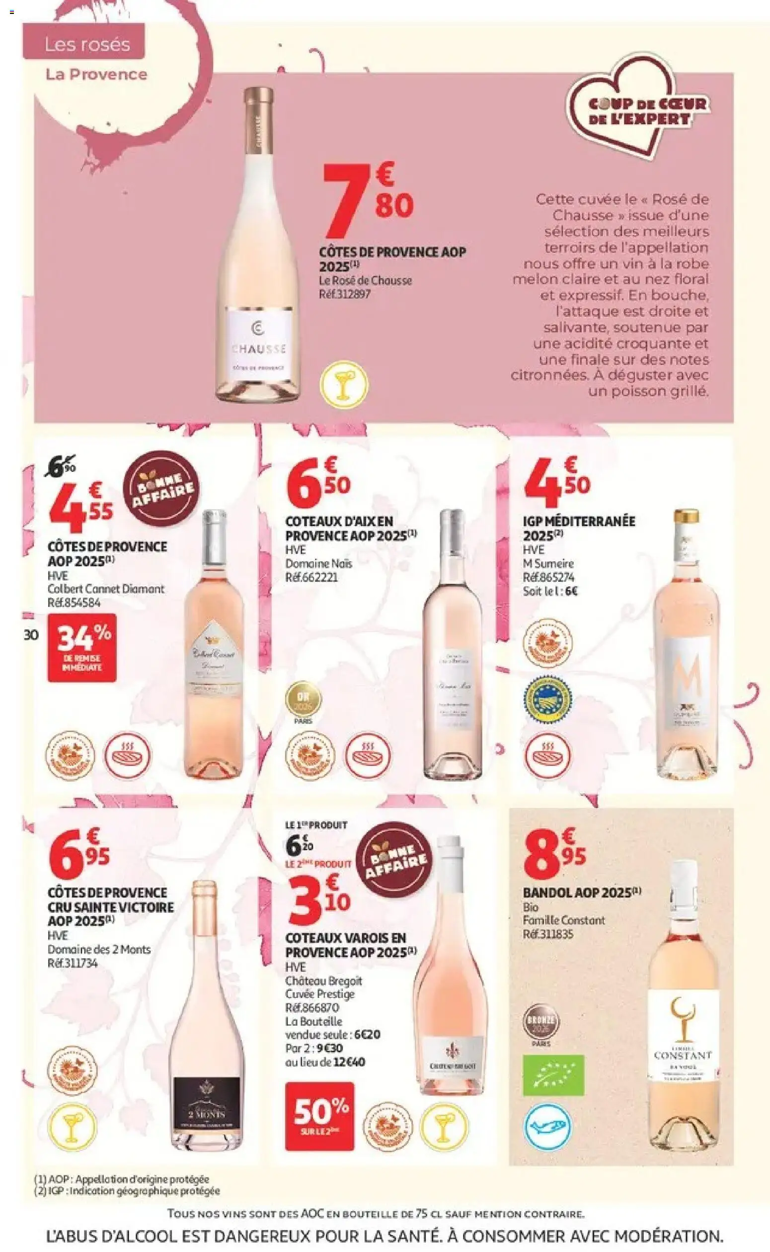 {H1} | Page: 30 | Produits: Melon, Bouteille, Vin, Poisson