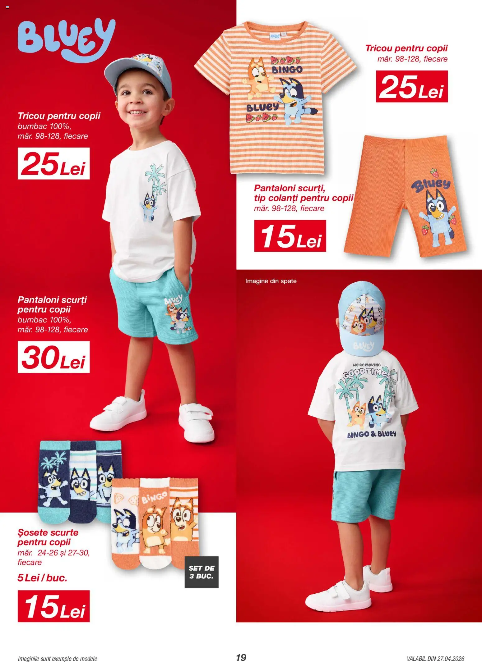Noul catalog Kik – valabil de la 27.04.2026 | Pagină: 19 | Produse: Pantaloni, Pantaloni scurți, Șosete, Colanți