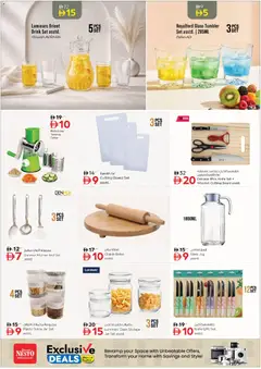 Preview of Nesto catalogue valid from 7 Aug, 2026 | Page: 5 | Products: Knife set, Grater