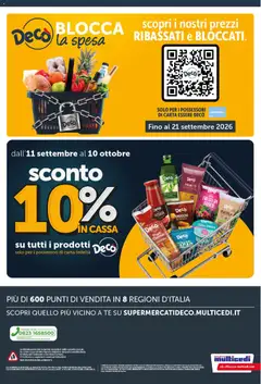 Anteprima del volantino Decò volantino valido a partire dal 11/09/2026 | Pagina: 28 | Prodotti: Frutti di bosco, Rucola, Gnocchi, Spaghetti