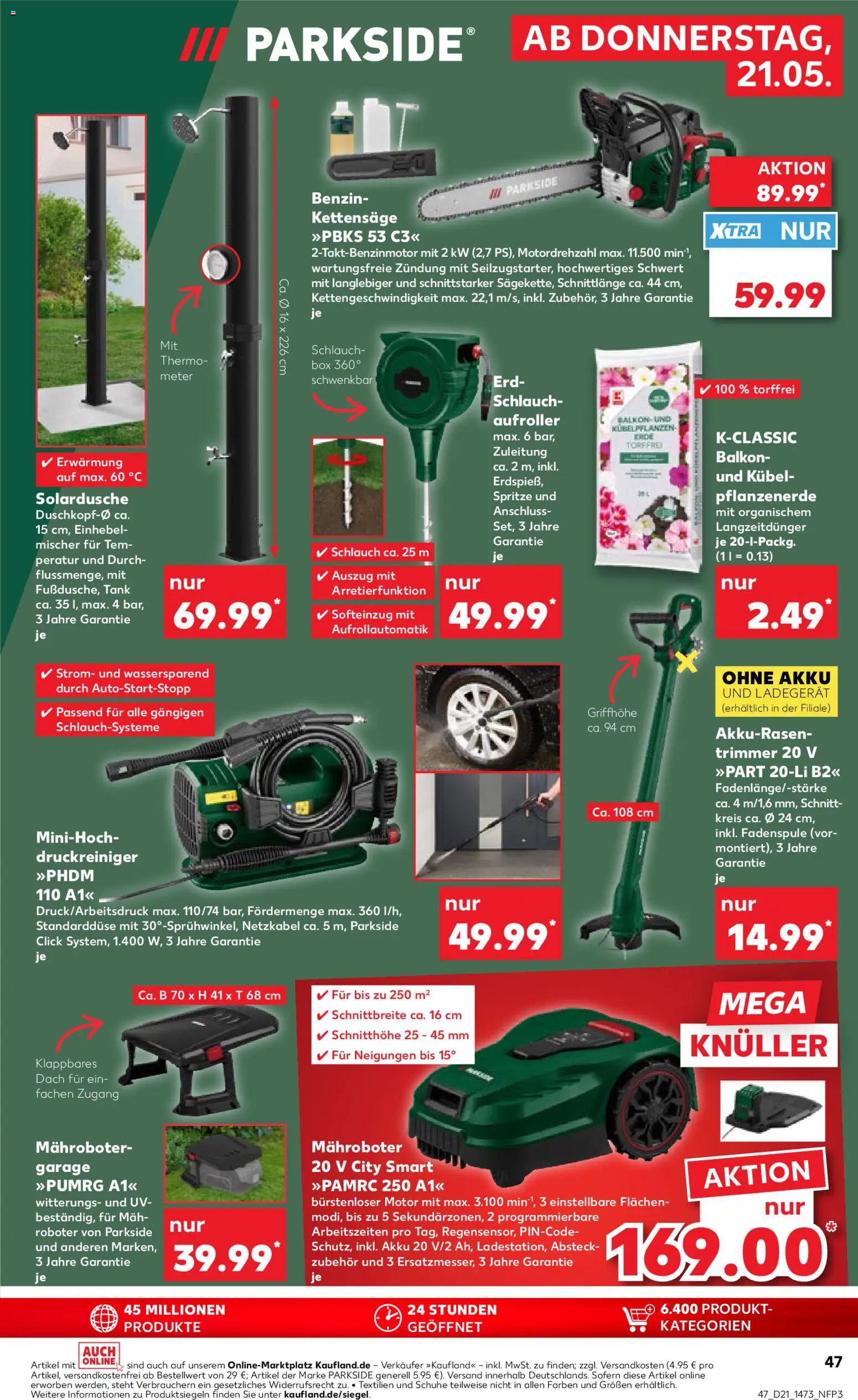 Kaufland Prospekt – gültig ab 21.05.2026 | Seite: 47 | Produkte: Roboter, Box, Ladegerät