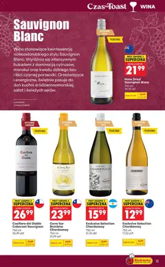 Náhled letáku Biedronka Polsko leták - Czas na toast od 07.09.2026 | Strana: 13 | Produkty: Salát, Chardonnay Australia, Cabernet Sauvignon