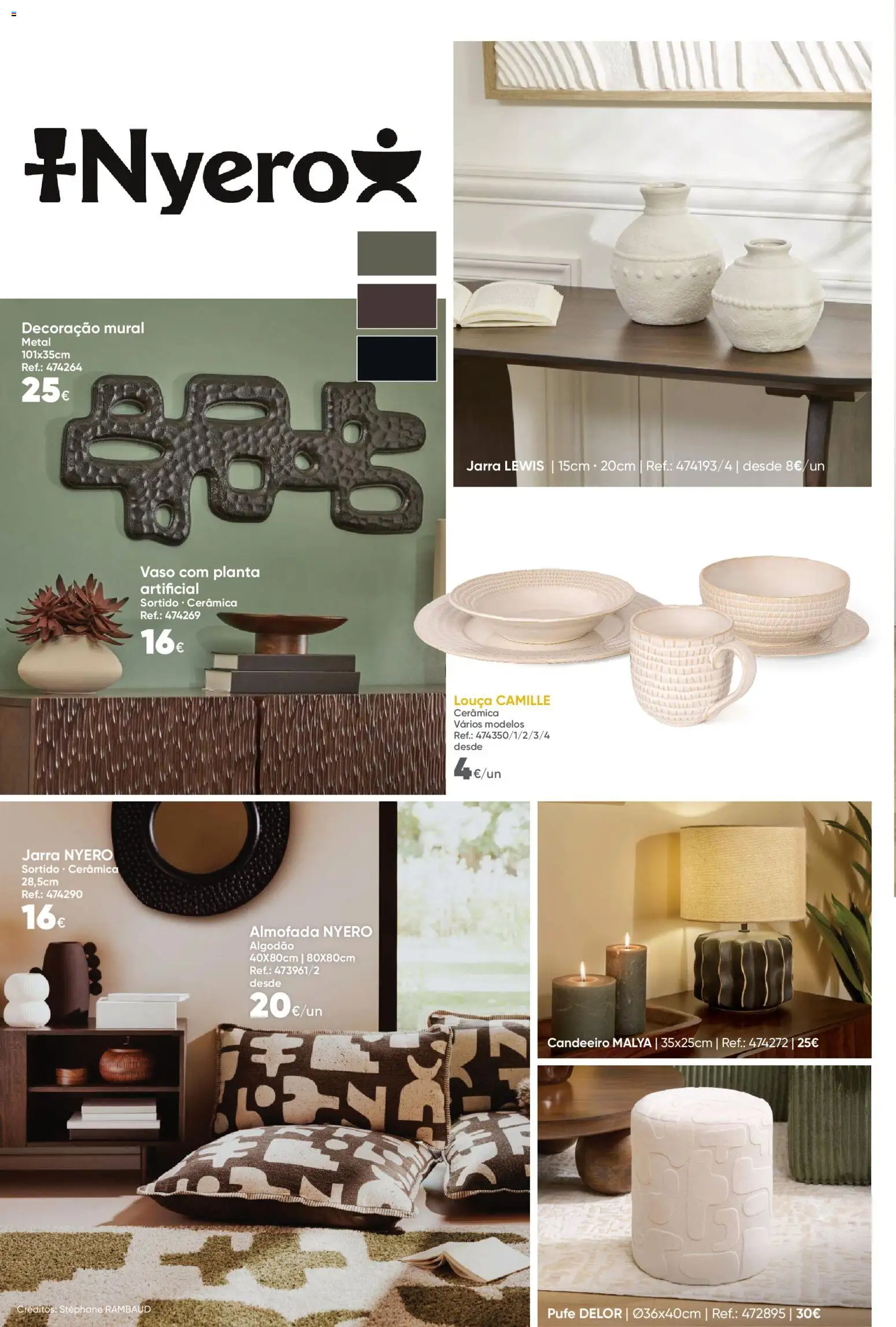 Hôma Catálogo │ válido de 11/09/2026 | Página: 12 | Produtos: Candeeiro, Jarra, Decoração, Vaso