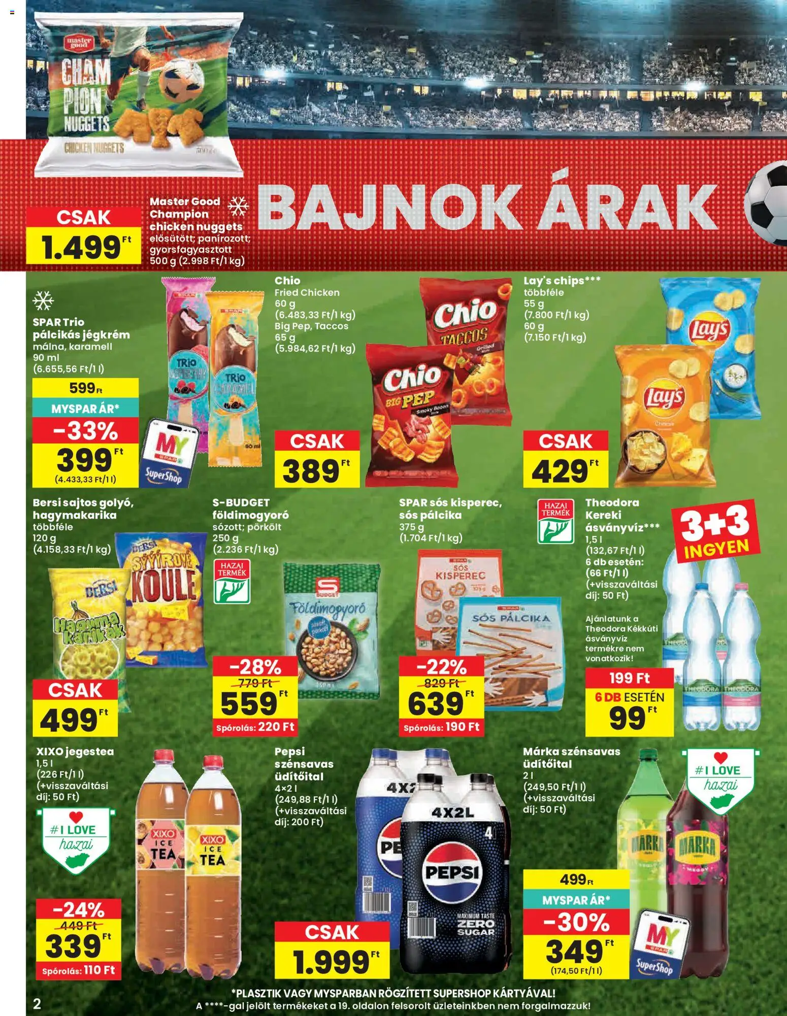 Spar akciós ujság - amely érvényes a következő dátumtól: 2026.07.02. | Oldal: 2
