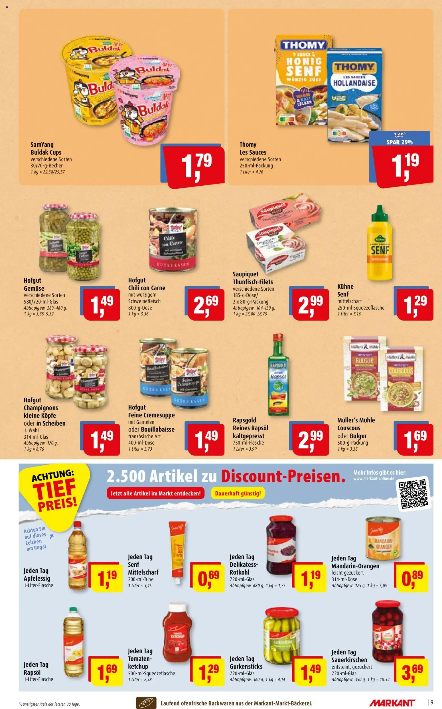Markant Prospekt – gültig ab 07.09.2026 | Seite: 9 | Produkte: Tomaten, Ofenfrische, Gemüse, Schweinefleisch