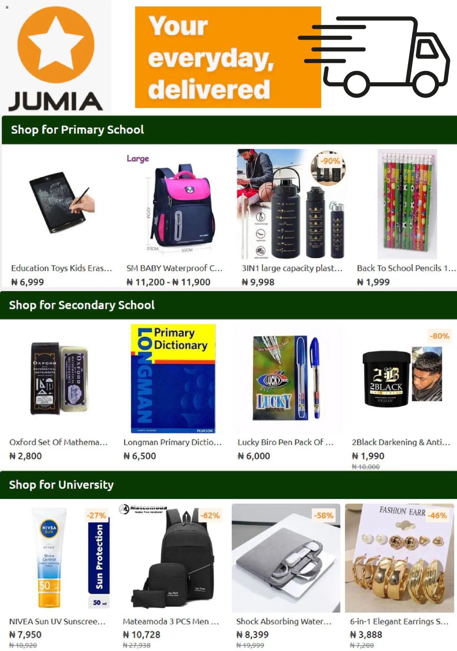 Jumia Catalogue valid from 17/08/2026 | Page: 2 | Products: Water, Toys