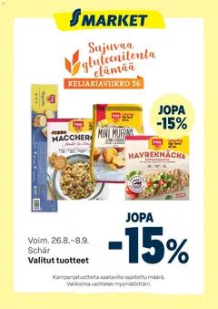 S-market-mainoslehti voimassa 26/08/2026 alkaen