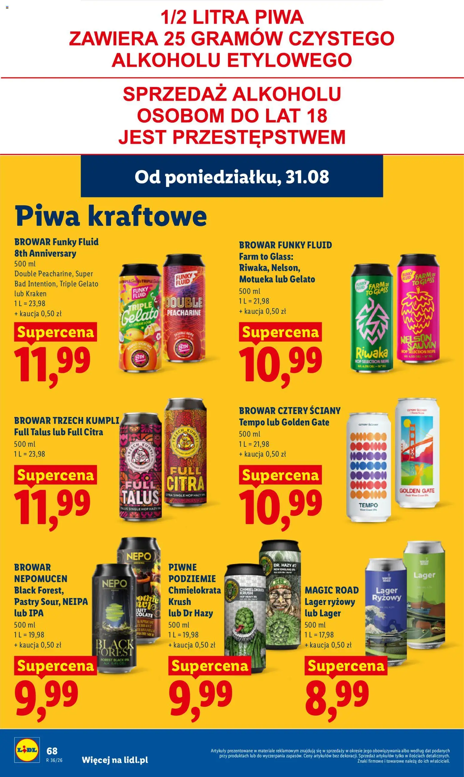 Lidl Polsko leták od 31.08.2026 | Strana: 68