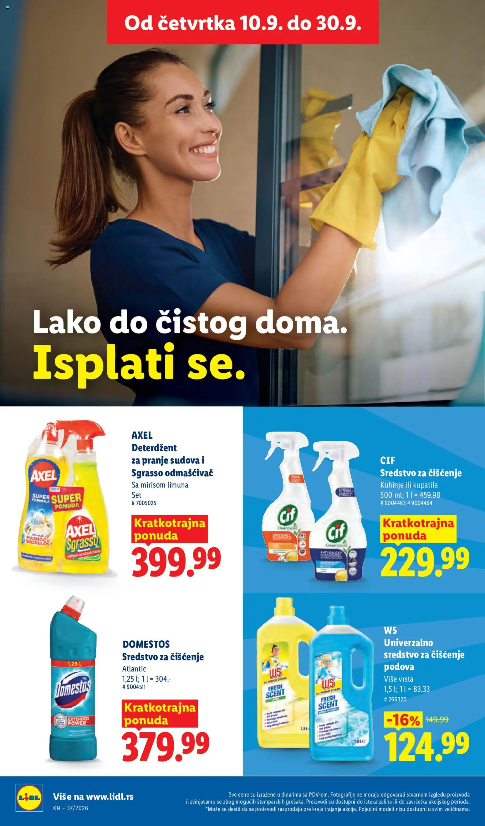 Lidl katalog - važi od 10.09.2026 | Strana: 38