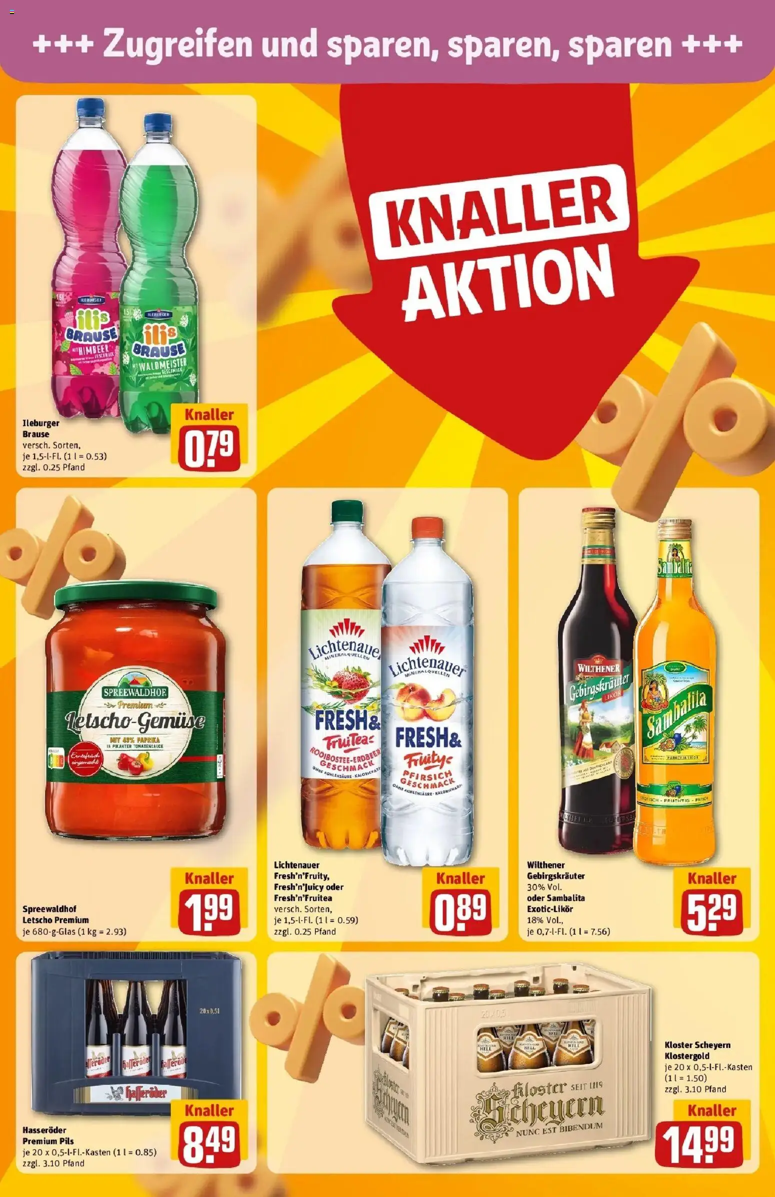 REWE Prospekt ab 07.09.2026 zum Blättern » Angebote | Seite: 18 | Produkte: Wilthener, Likör, Paprika, Hasseröder