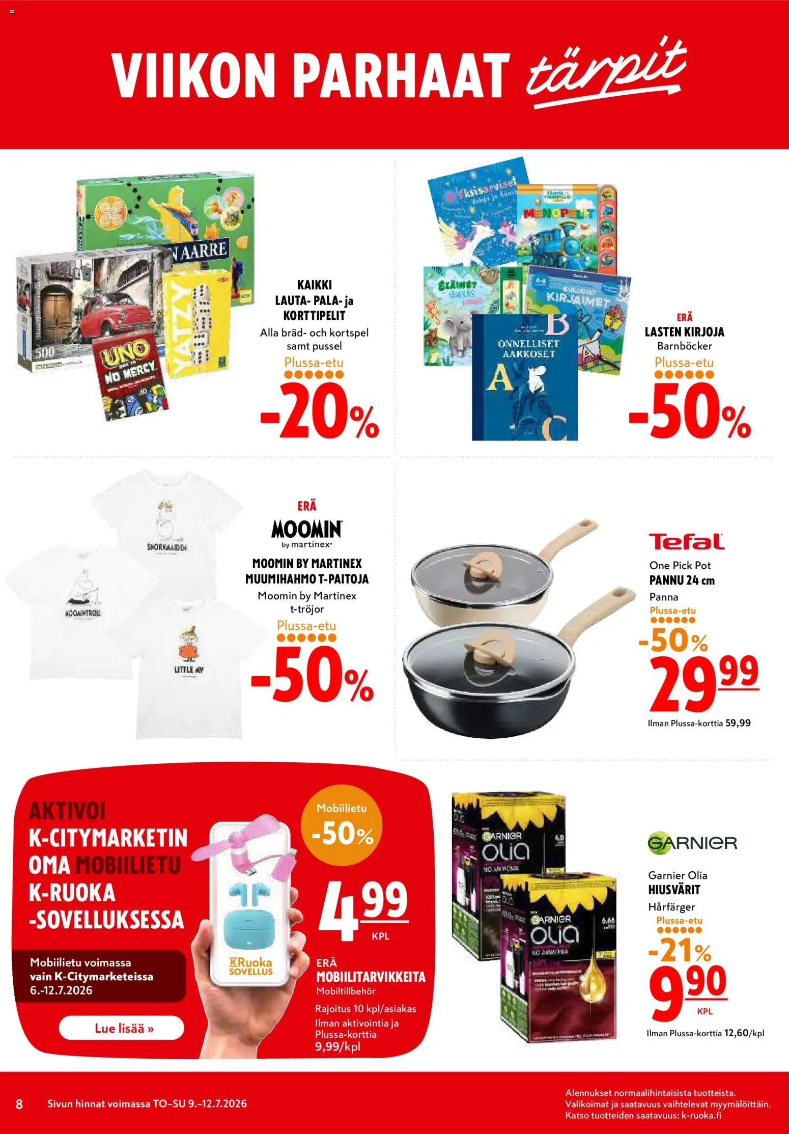 K-Citymarket tarjoukset – voimassa 09/07/2026 alkaen | Sivu: 8