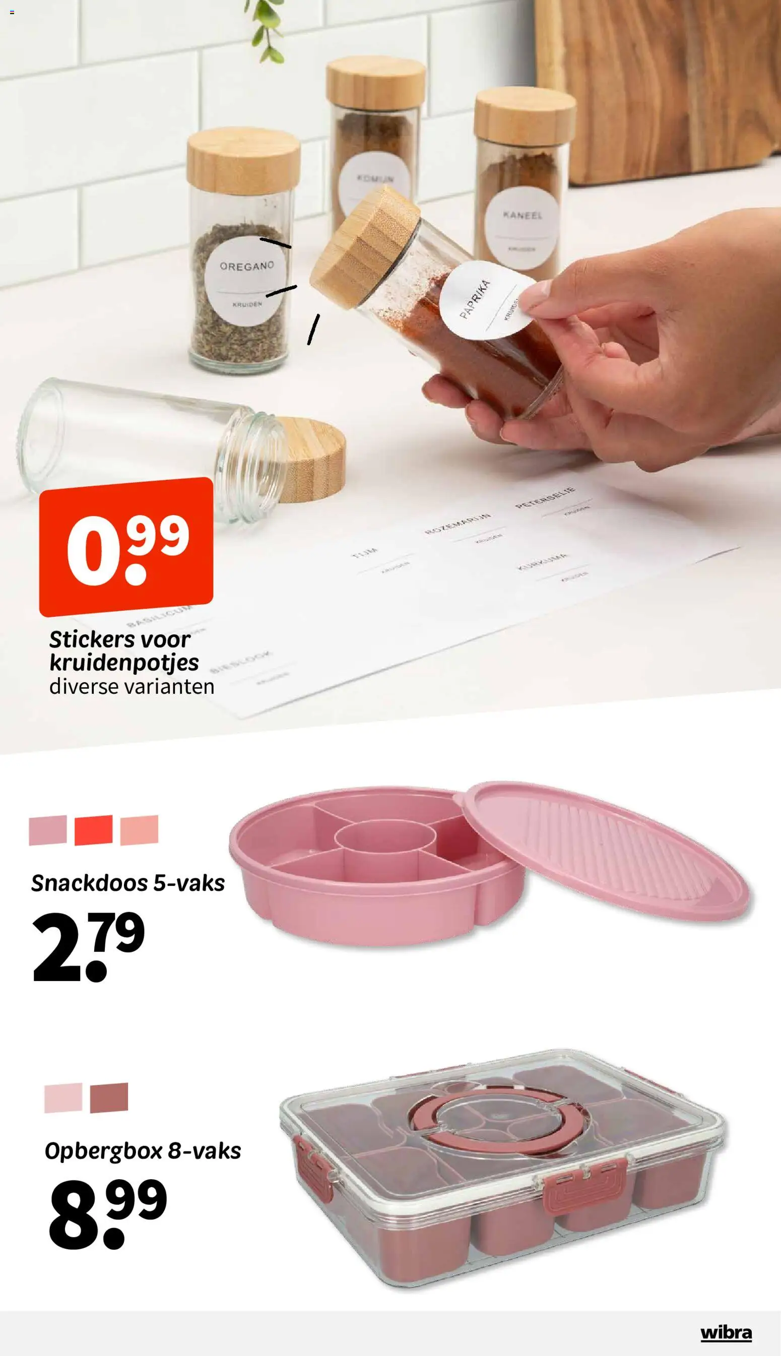 {H1} | Pagina: 9 | Producten: Opbergbox, Kruiden, Peterselie, Stickers