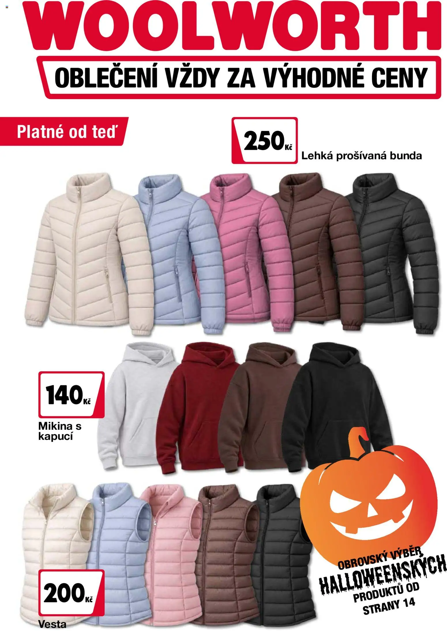 Woolworth leták od 02.10.2026 | Strana: 1 | Produkty: Mikina, Vesta, Bunda, Oblečení