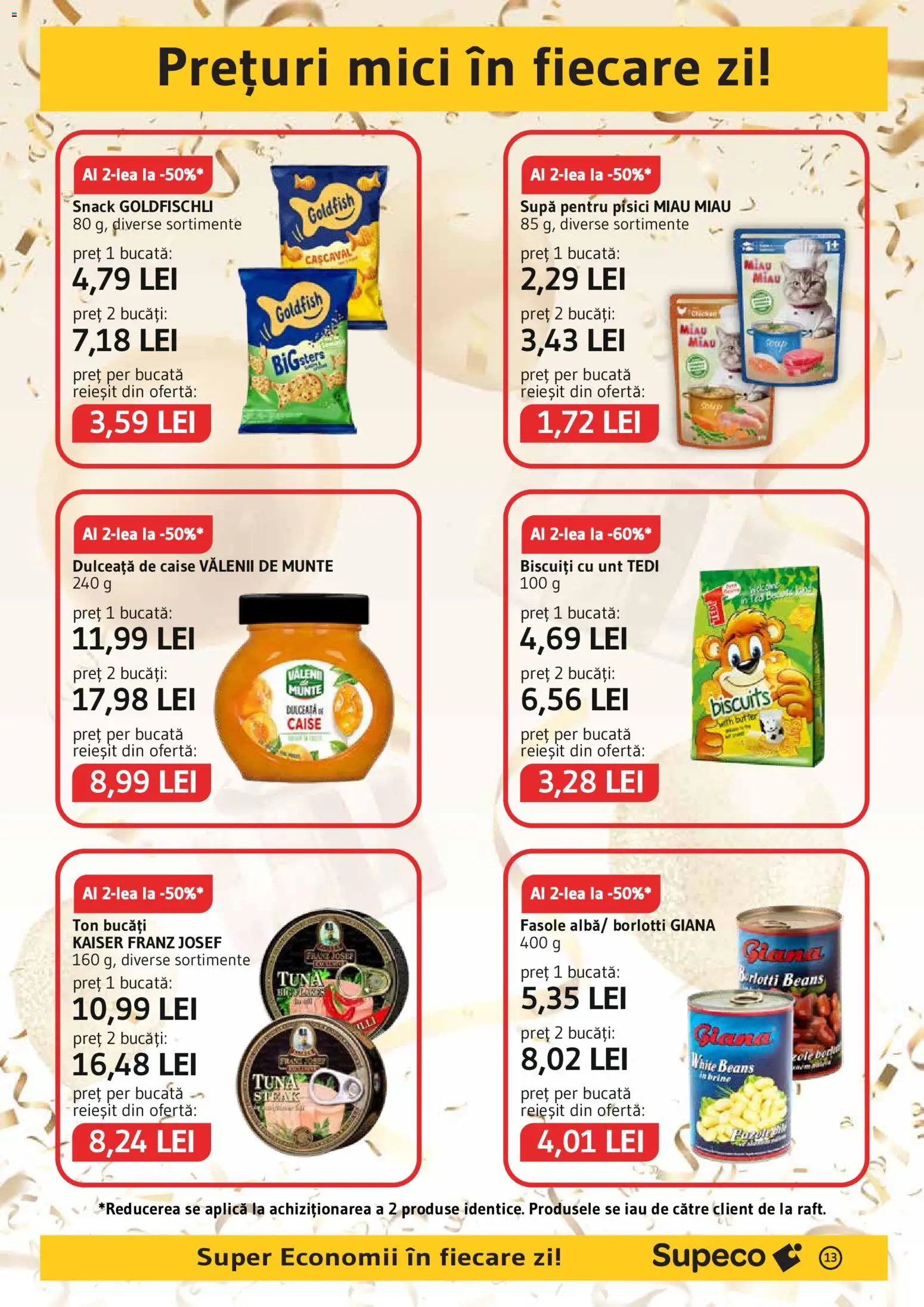 Noul catalog Supeco – valabil de la 03.09.2026 | Pagină: 13 | Produse: Dulceata, Aplică, Cașcaval, Biscuiți