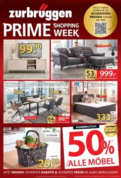 Zurbrüggen Prime Shopping week ab 13.09.2026 gültig