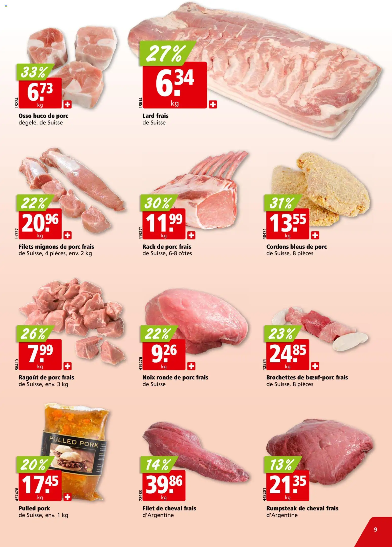 Aligro aktionen Chavannes, Matran, Genève, Sion – gültig ab 31.08.2026 | Seite: 9 | Produkte: Rumpsteak