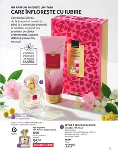 Ofertele Avon valabile de la 01.08.2026 | Pagină: 77 | Produse: Apă de parfum, Cutie, Parfum, Apă