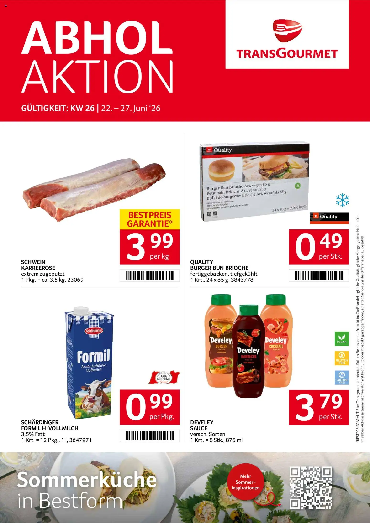 Transgourmet Flugblatt gültig ab 22.06.2026 | Seite: 1