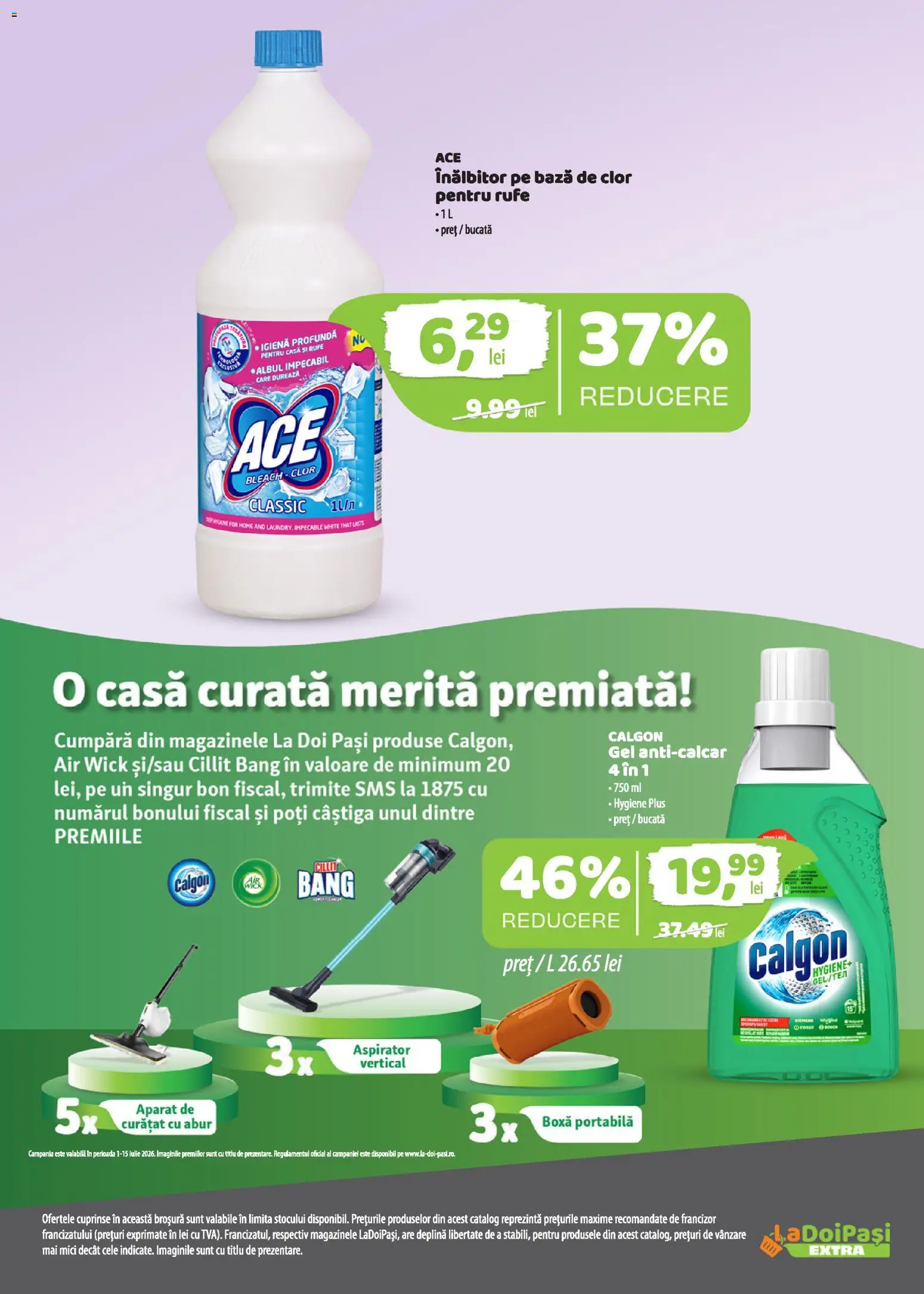 Noul catalog LaDoiPași – valabil de la 01.07.2026 | Pagină: 13 | Produse: Aspirator, Mici, Boxă portabilă
