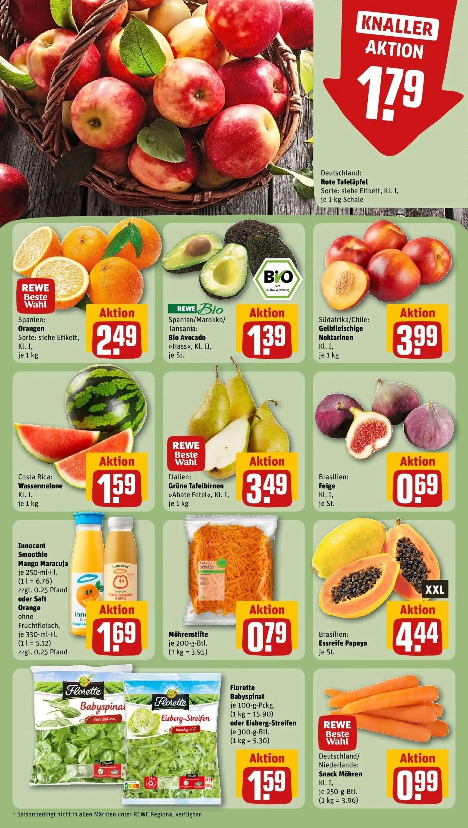 Rewe Prospekt Hofgeismar	 – gültig ab 09.03.2026 | Seite: 6 | Produkte: Nektarinen, Äpfel, Mango, Wassermelone