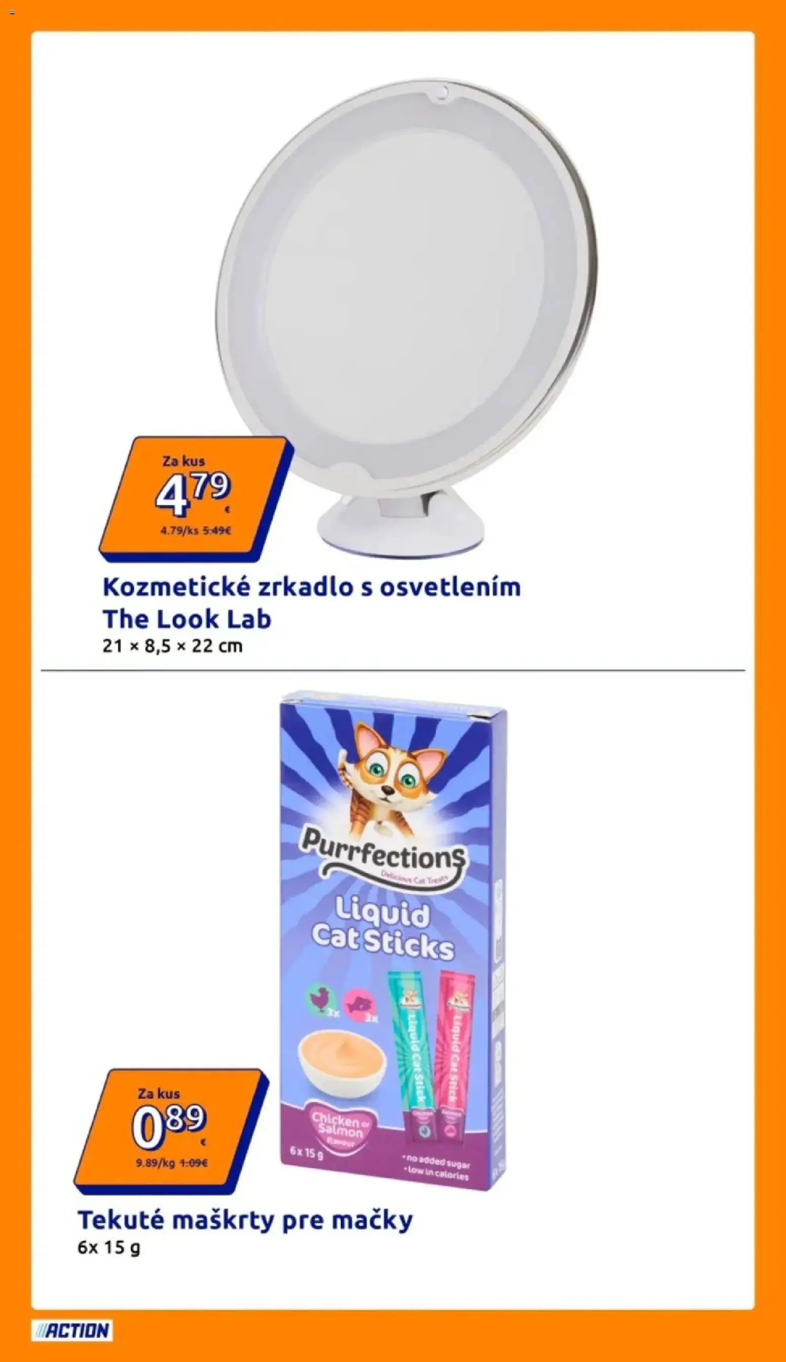 Nové Action akcie – leták je platný od 07.10.2026 | Strana: 21 | Produkty: Zrkadlo