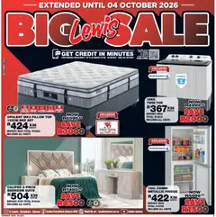 Lewis Stores specials catalogue – valid from 28/09/2026