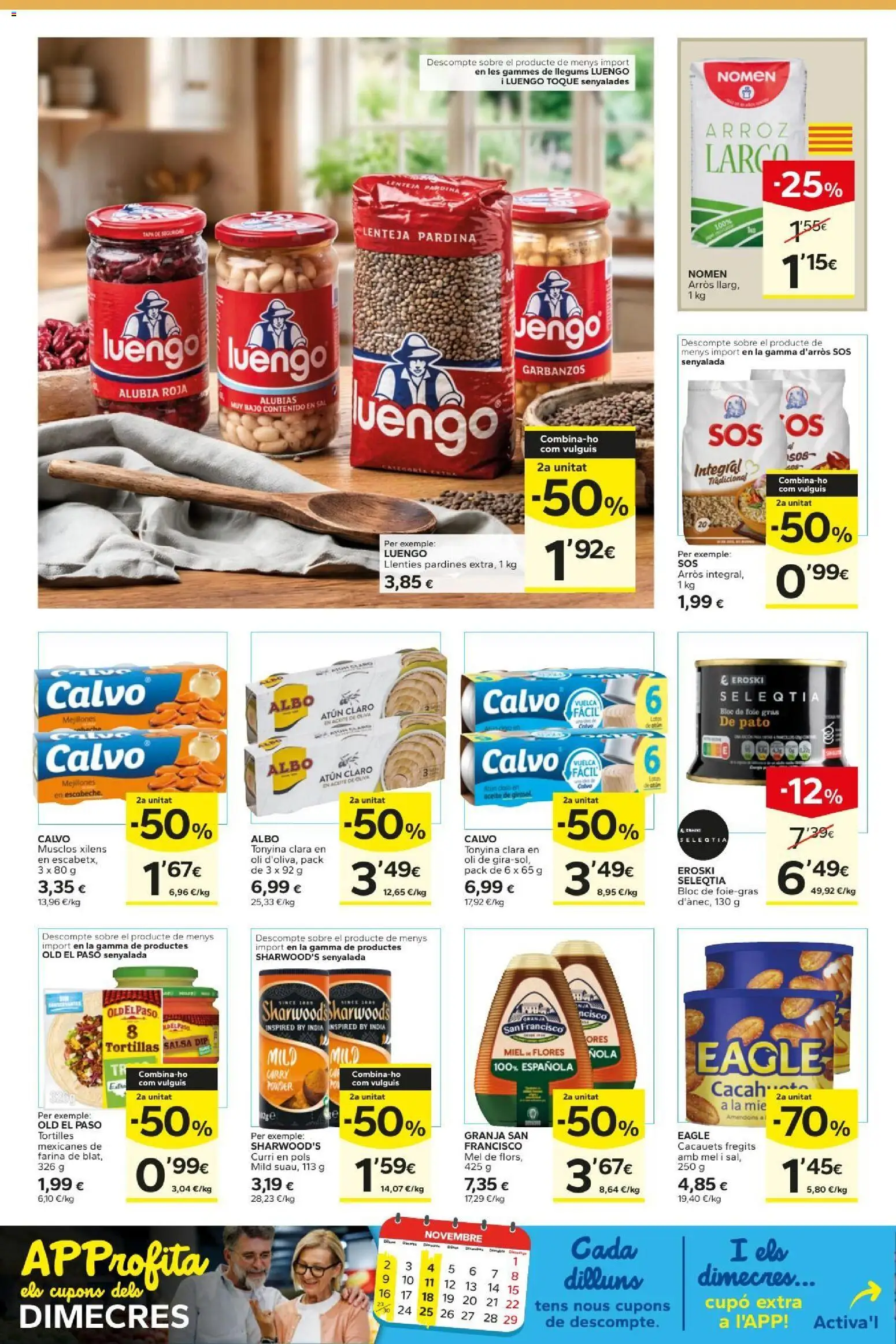Caprabo folleto │ válido desde el 29/10/2026 | Página: 16 | Productos: Atún, Aceite, Aceite de oliva, Atún claro