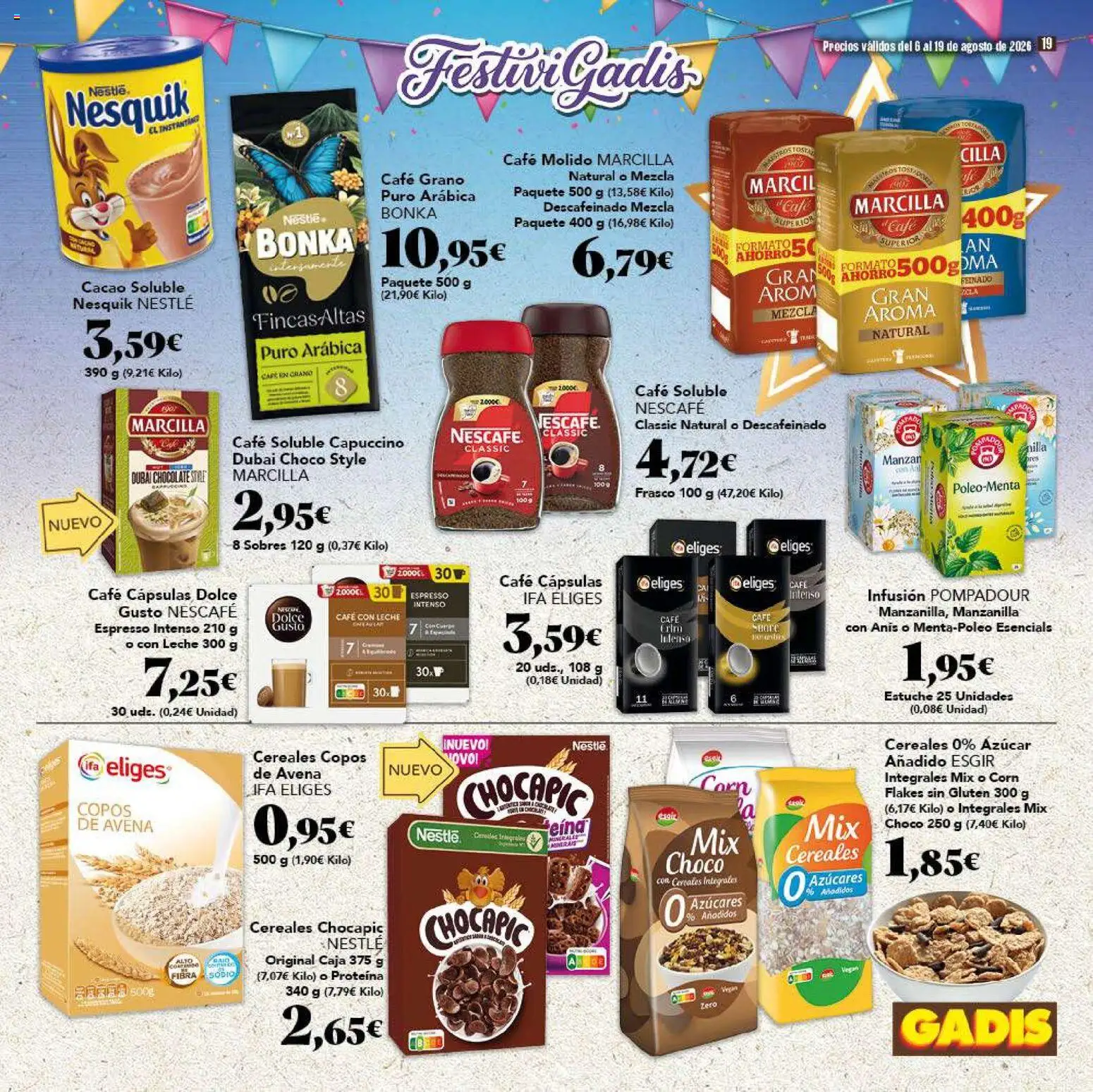 Gadis folleto │ válido desde el 06/08/2026 | Página: 19