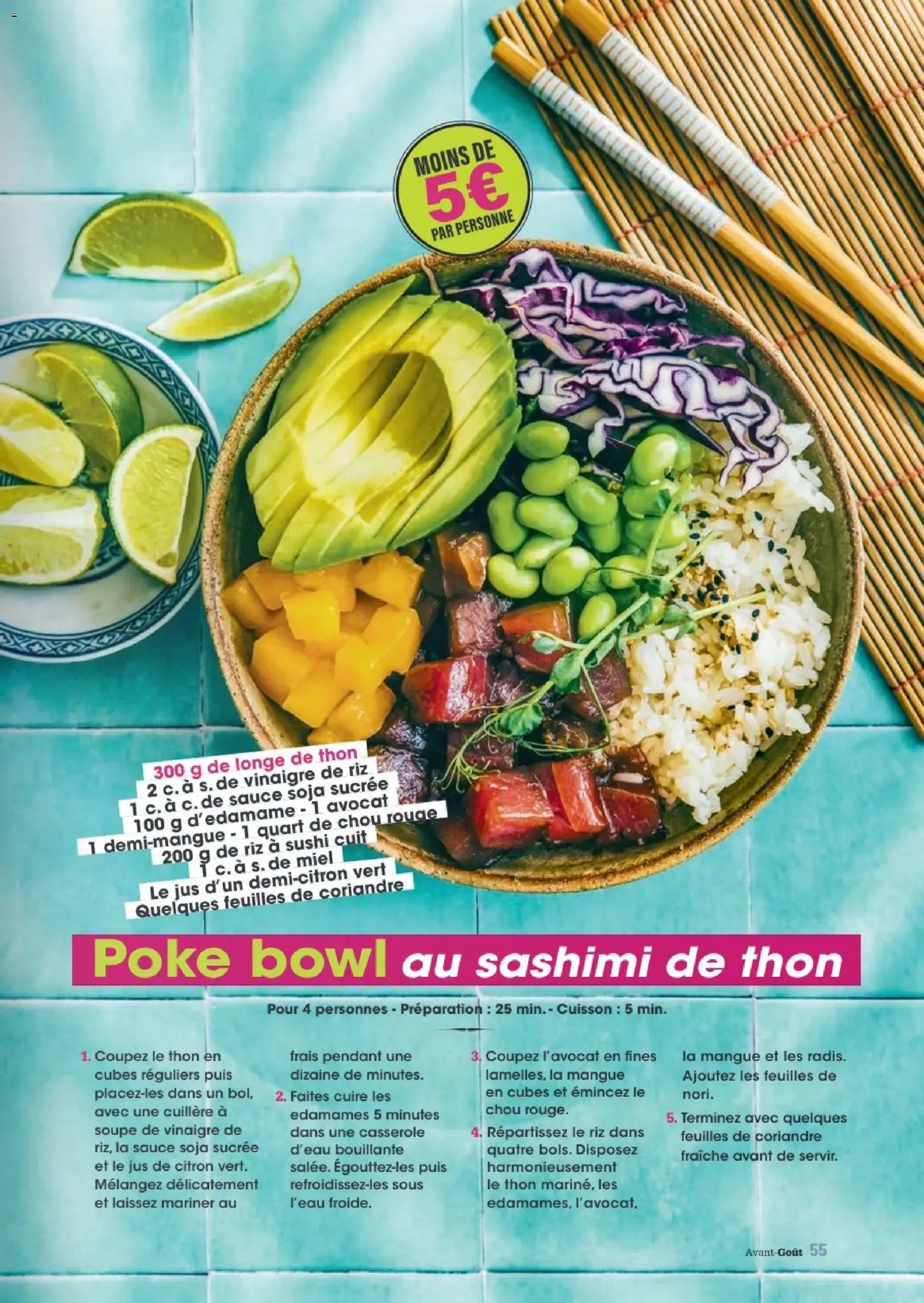 {H1} | Page: 55 | Produits: Soupe, Coriandre, Thon, Vinaigre