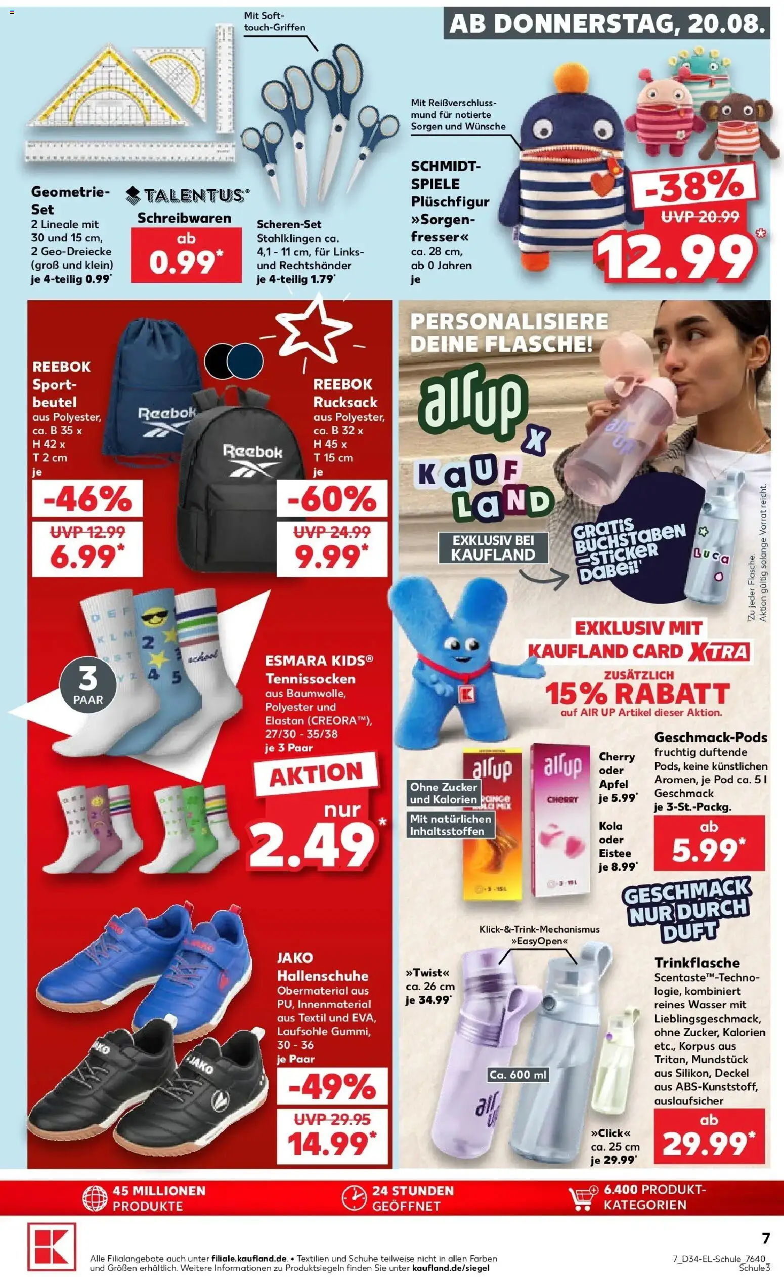 Prospekt Kaufland ab 20.08.2026 » Angebote Online zum Blättern | Seite: 59 | Produkte: Duft, Äpfel, Zucker, Rucksack