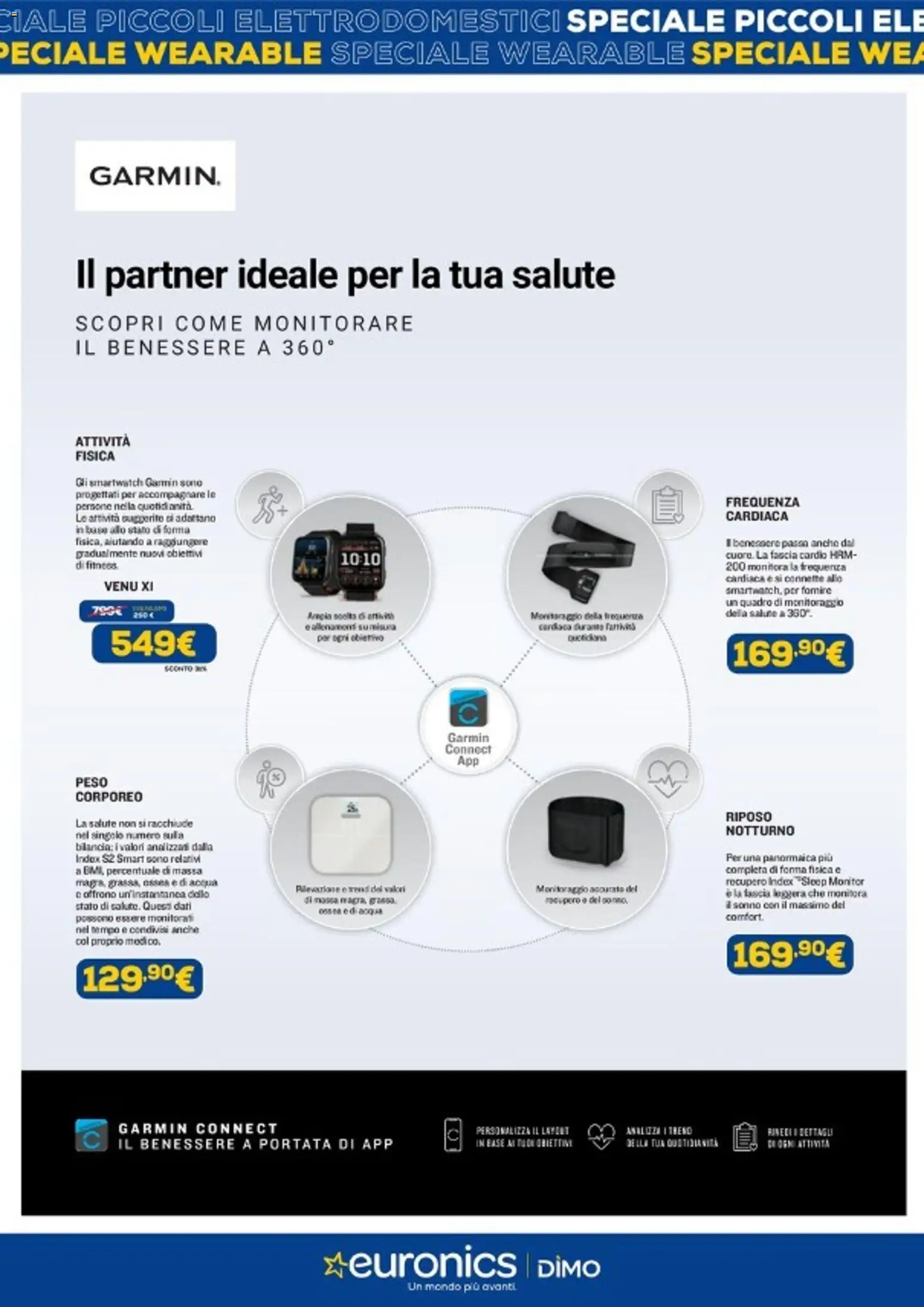 Volantino Euronics del 21/05/2026 | Pagina: 5 | Prodotti: Monitor, Acqua, Monitorare, Smartwatch