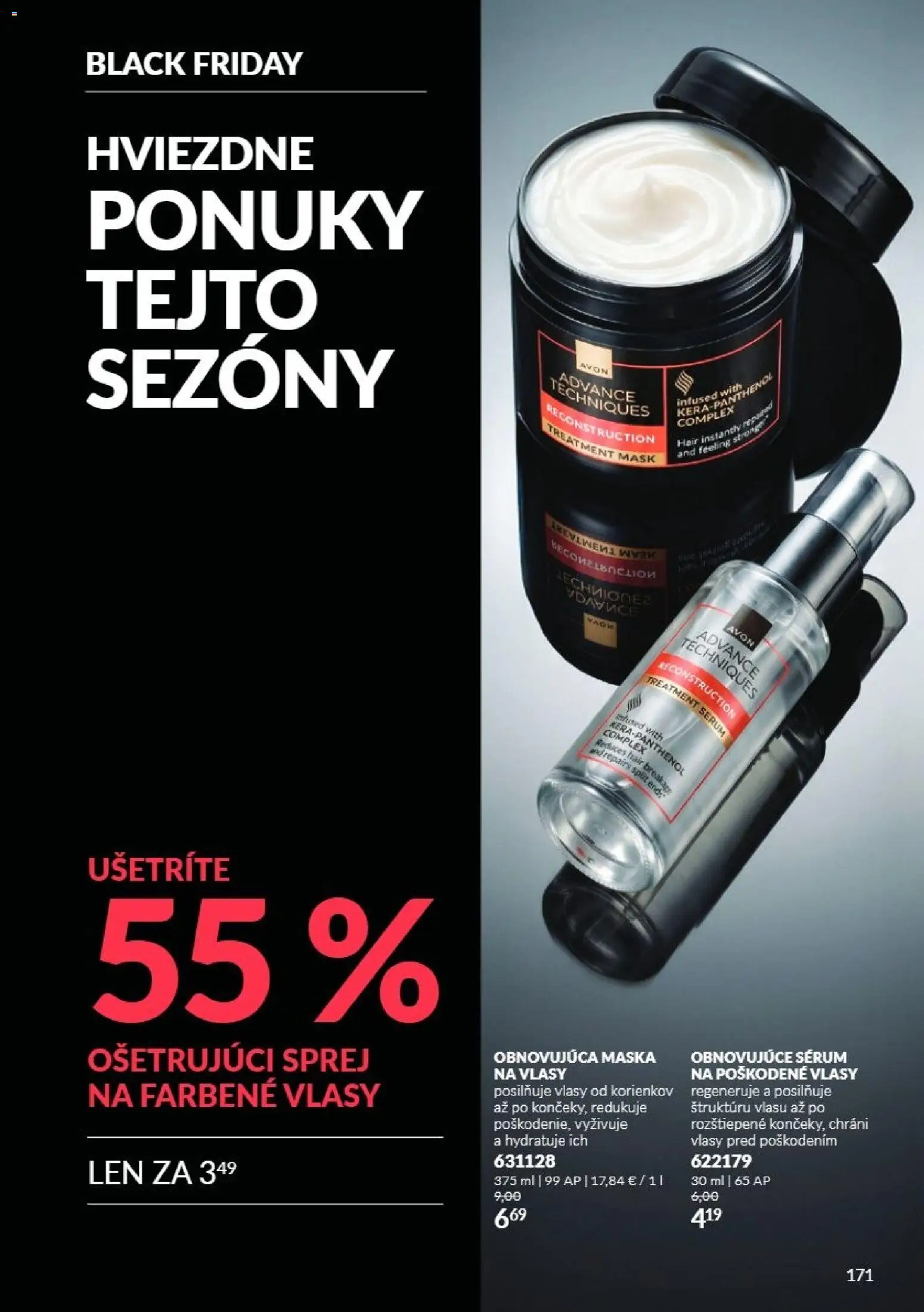 Nové Avon akcie – leták je platný od 01.11.2026 | Strana: 171 | Produkty: Maska