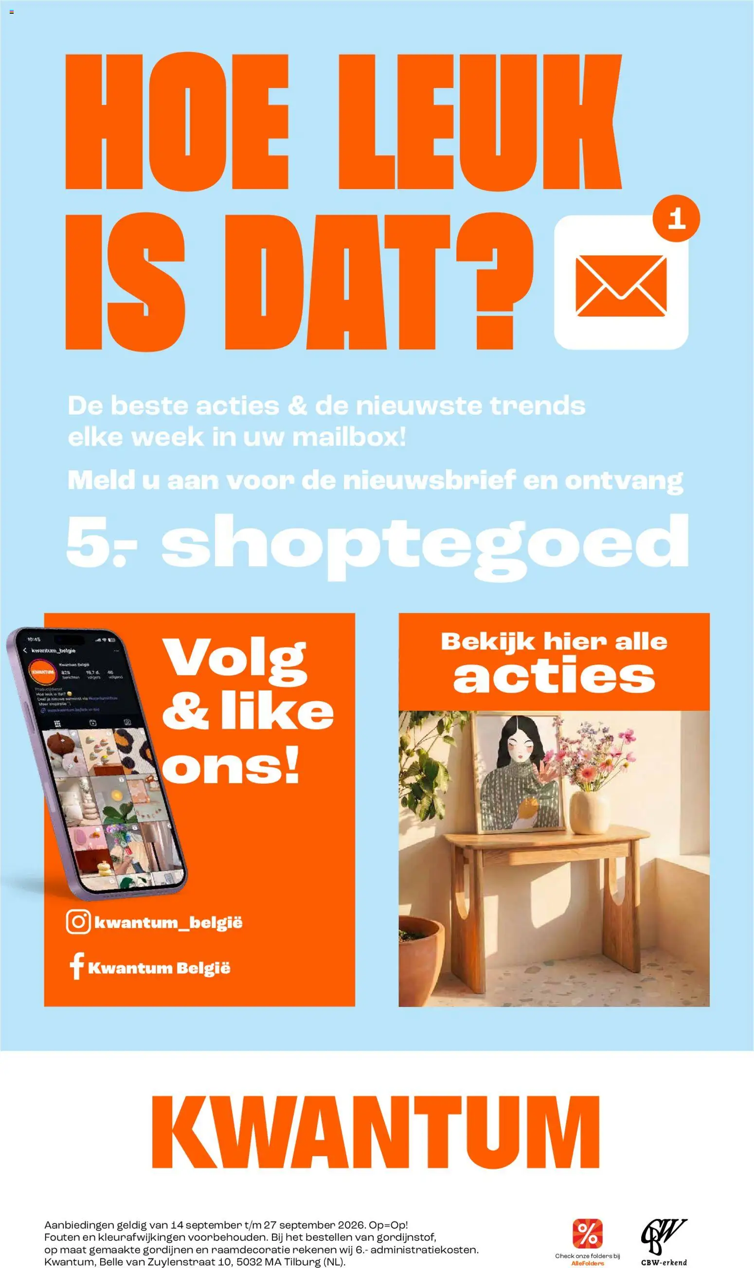 {H1} | Pagina: 19 | Producten: Folders, Gordijnen