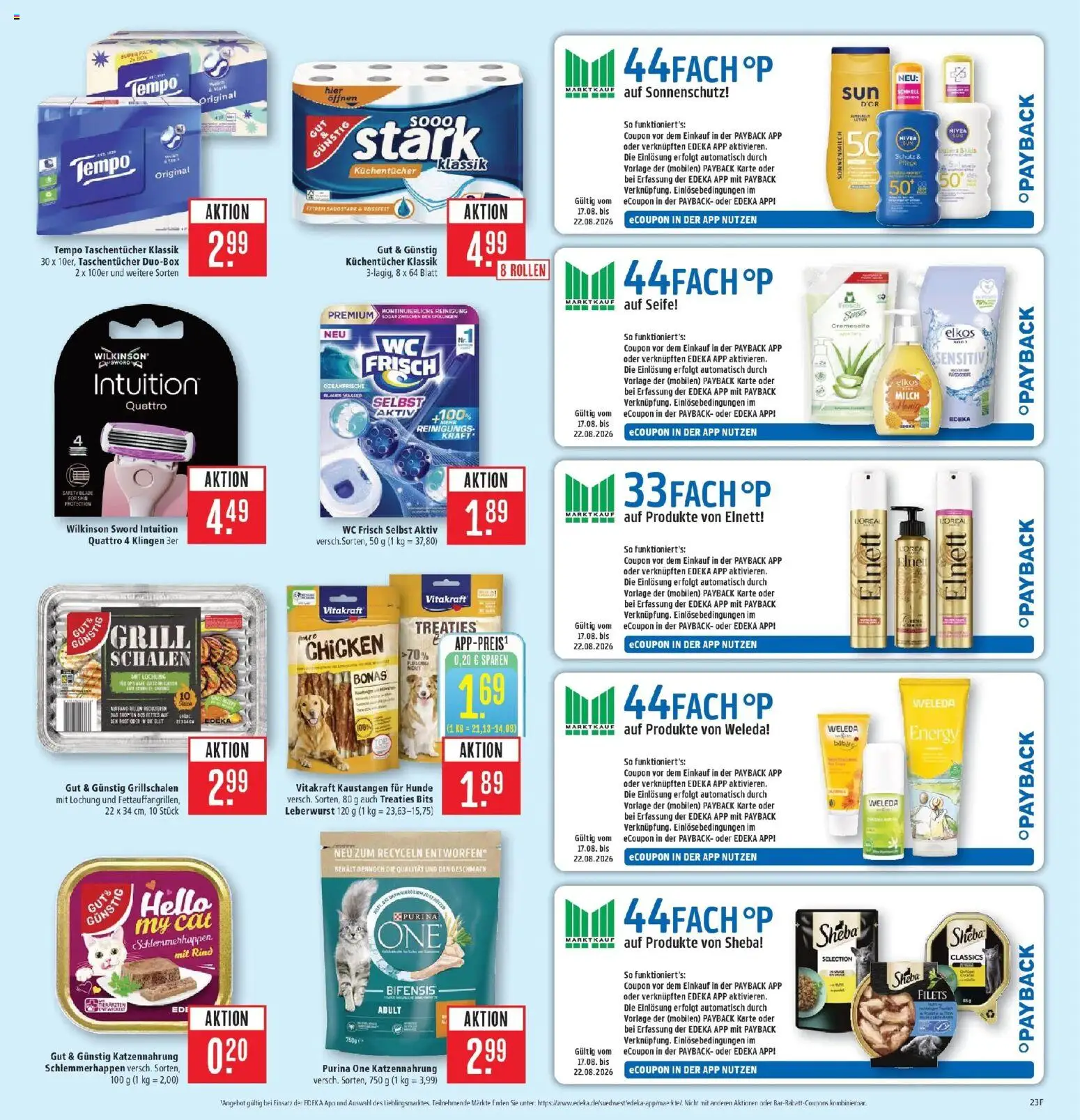 Marktkauf Prospekt Friedrichshafen (ab 17.08.2026) » Angebote online | Seite: 27 | Produkte: Energy, Taschentücher, Wc frisch, Tempo
