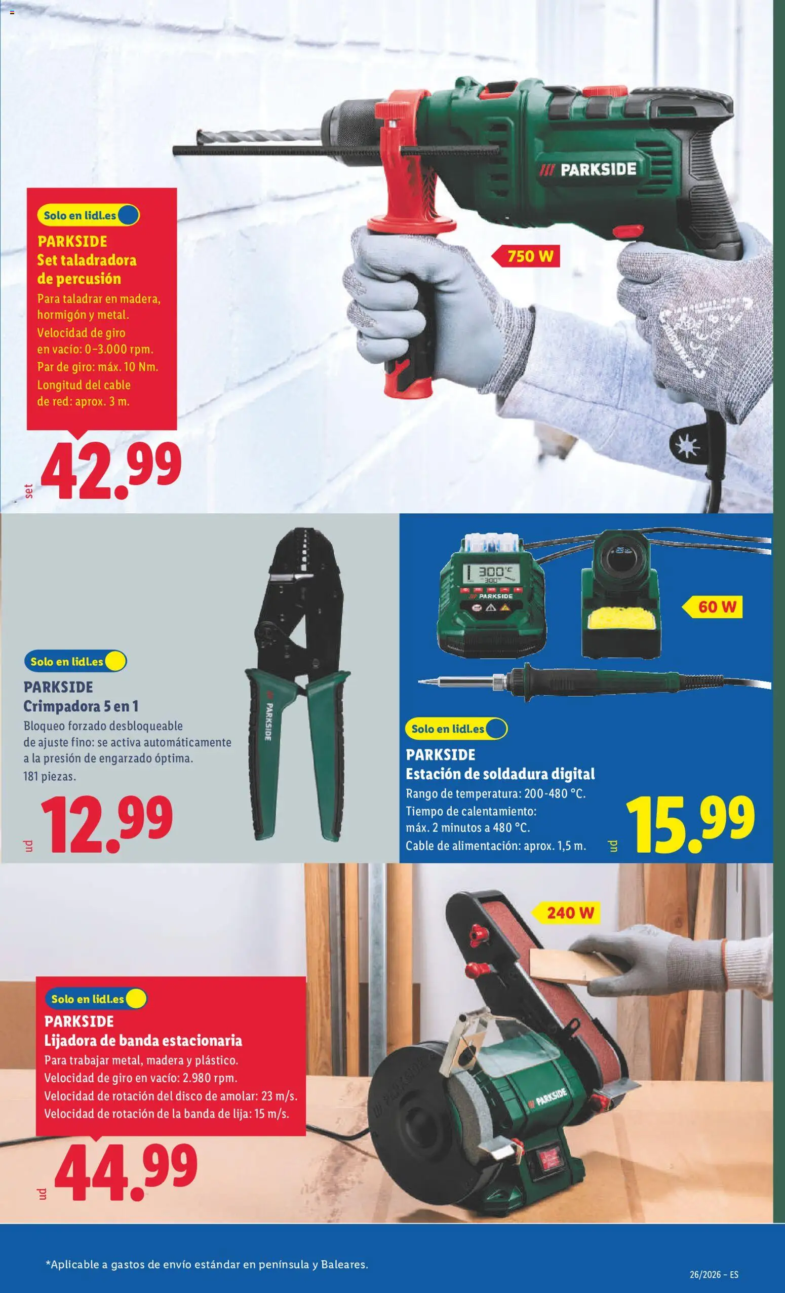 Lidl folleto de bazar │ válido desde el 22.06.2026 | Página: 5 | Productos: Cable, Disco