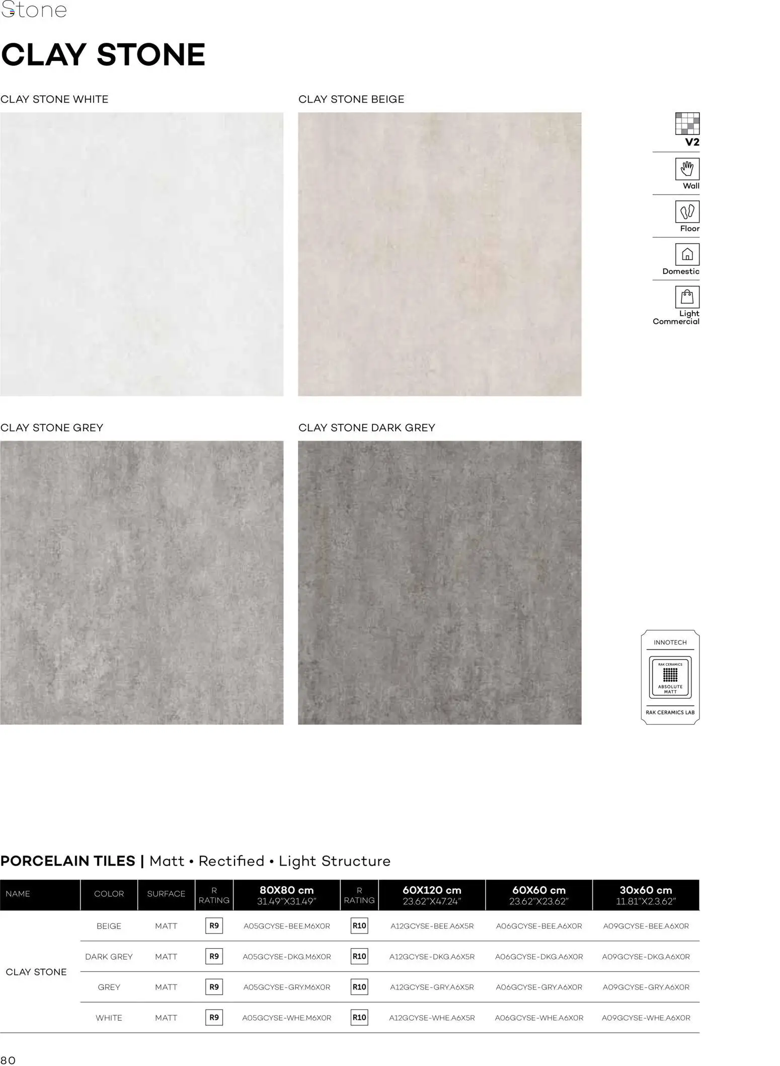 {H1} | Page: 82 | Products: Clay, Light