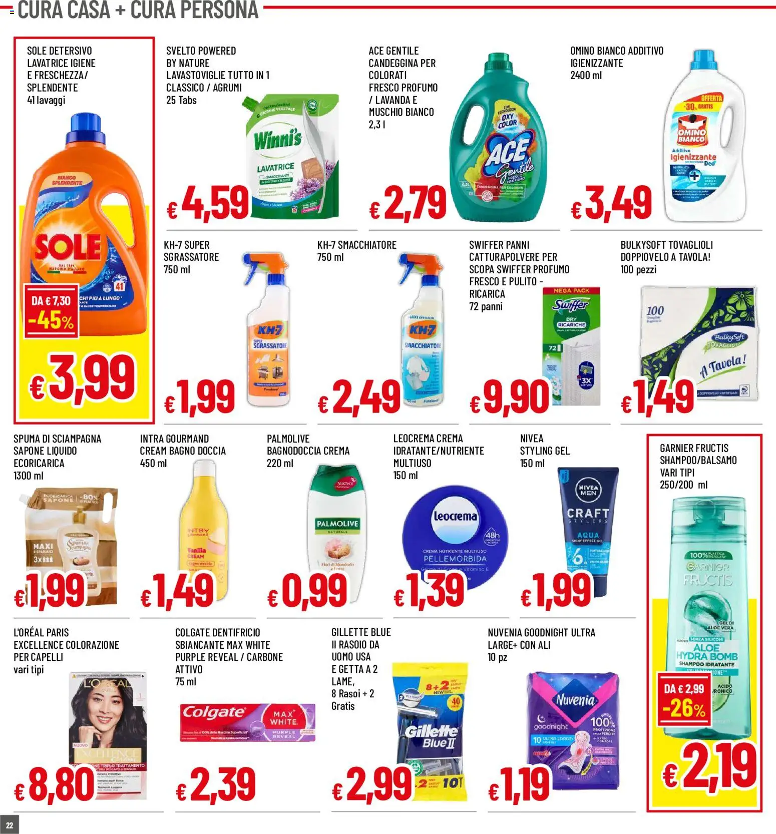Volantino Famila del 29/10/2026 | Pagina: 21 | Prodotti: Lavatrice, Lavanda, Aloe vera, Doccia