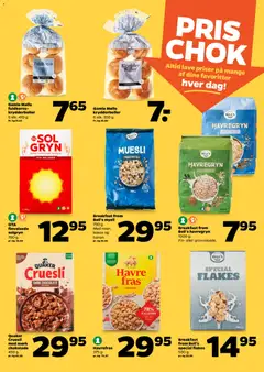Breakfast from Bell's havregryn, 1000 g. Fin- eller grovvalsede. gyldig fra 30.05.2026 | Side: 11 | Produkter: Chokolade, Krydderboller, Havregryn