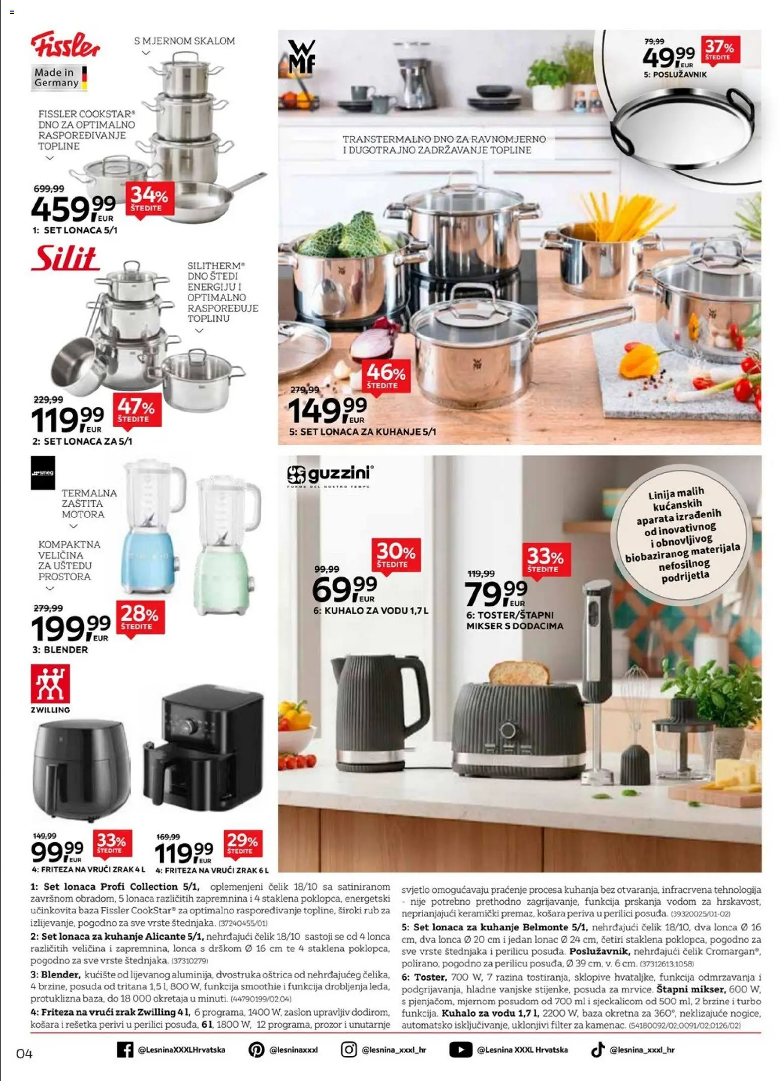 Lesnina katalog | vrijedi od 03.01.2026 | Stranica: 4 | Proizvodi: Friteza, Smoothie, Lonac, Blender