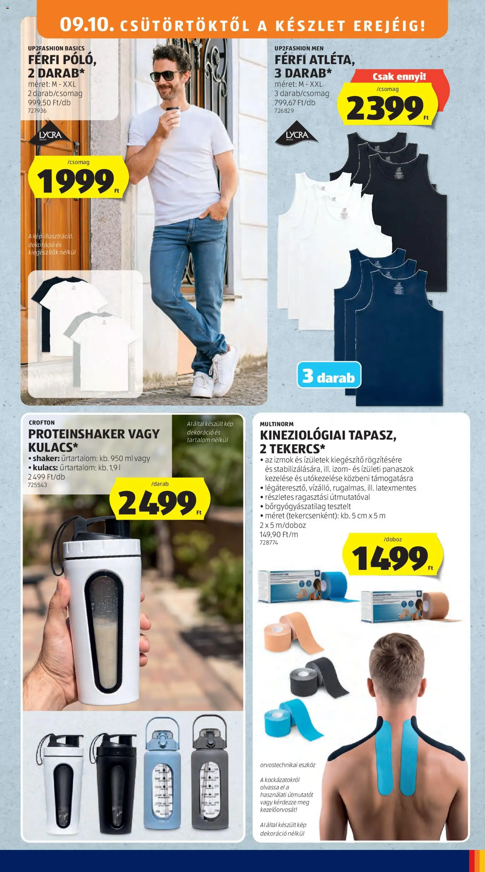 Aldi akciós ujság - amely érvényes a következő dátumtól: 2026.09.10. | Oldal: 39