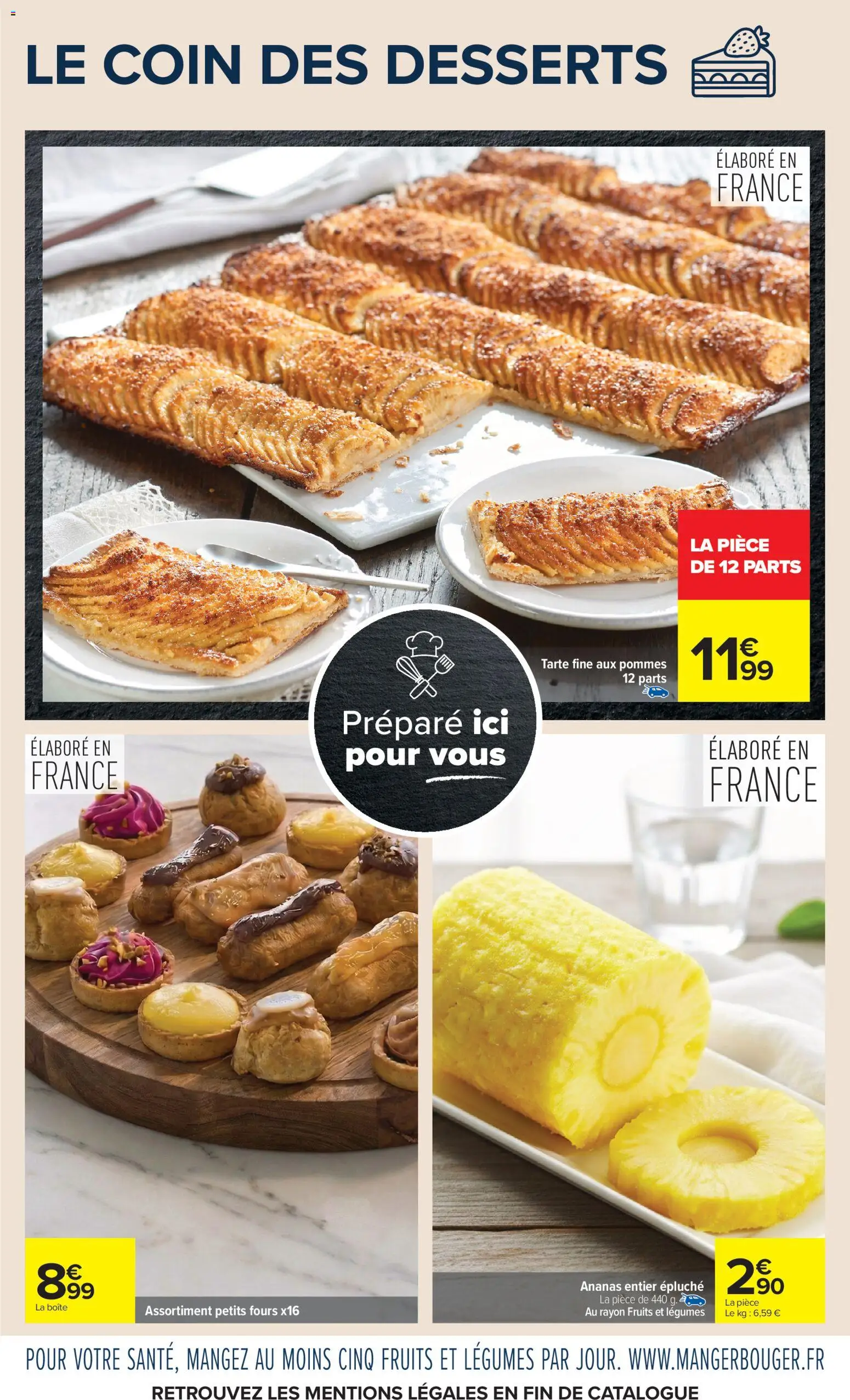 {H1} | Page: 7 | Produits: Pommes, Ananas