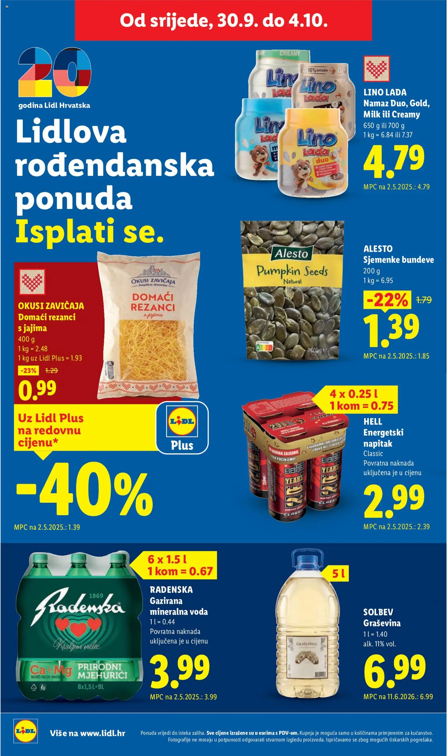 Lidl katalog | vrijedi od 28.09.2026 | Stranica: 60