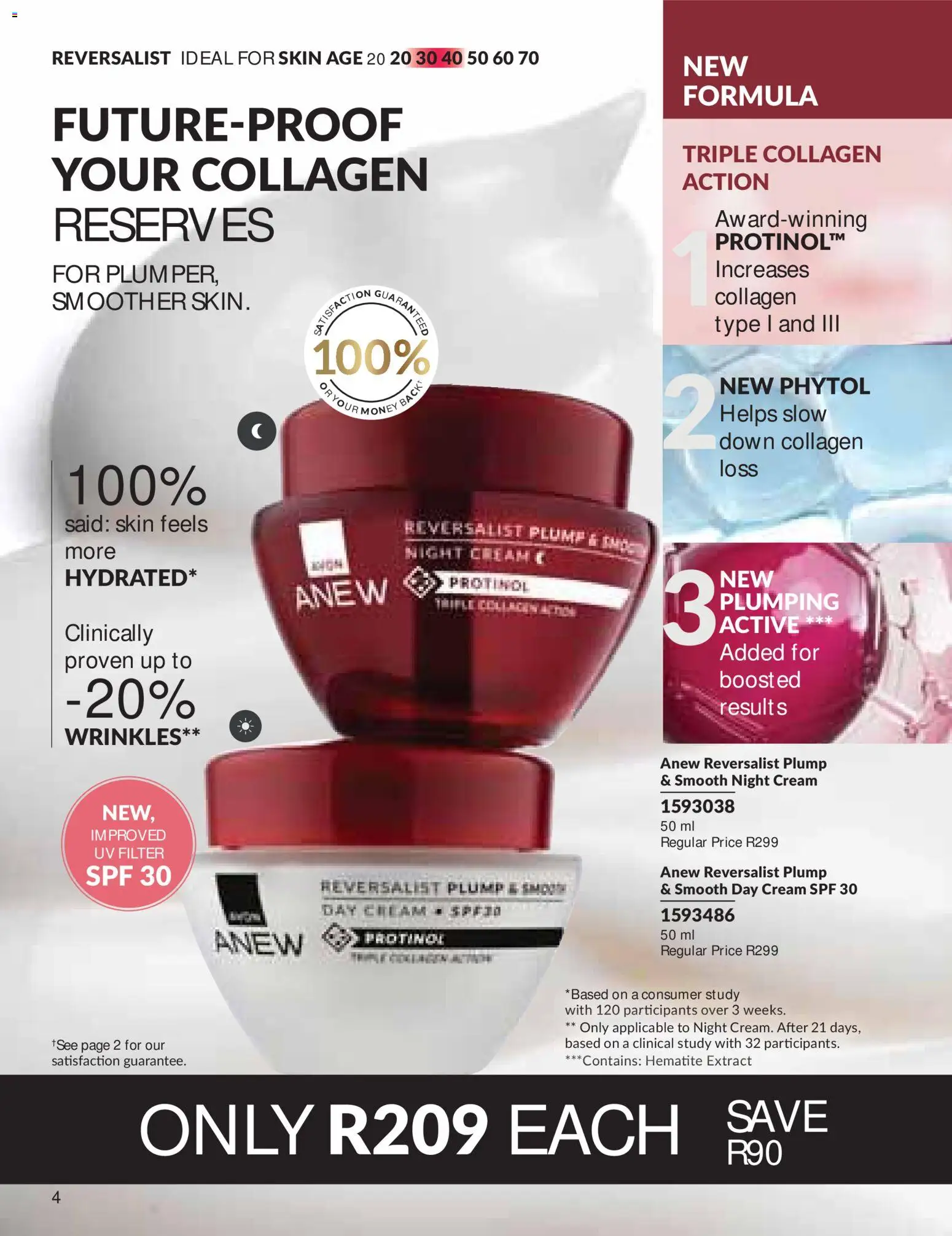 New Avon catalogue – valid from 01/07/2026 | Page: 4 | Products: Cream, Night cream, Day cream