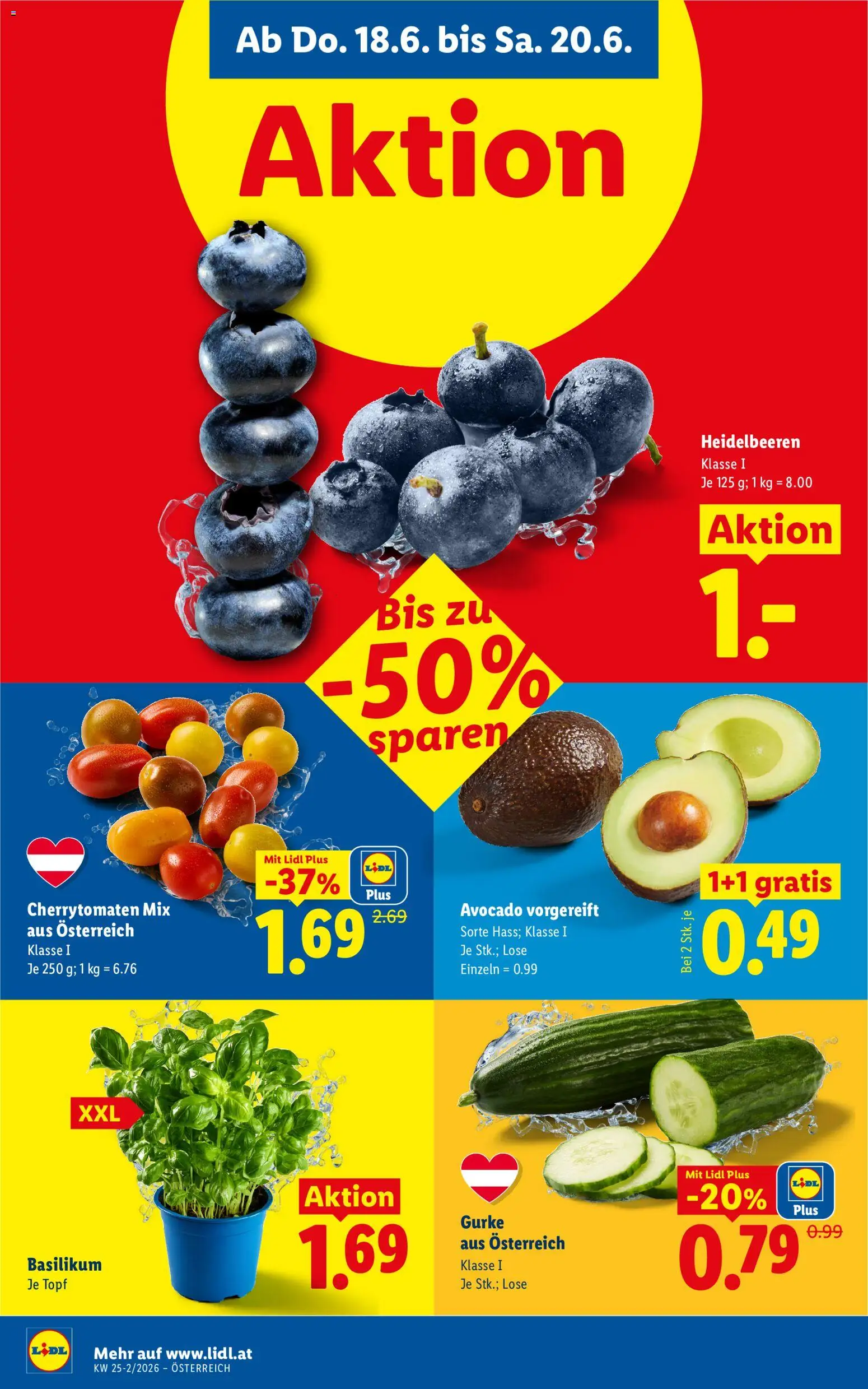 Lidl Flugblatt gültig ab 18.06.2026 | Seite: 8 | Produkte: Avocado