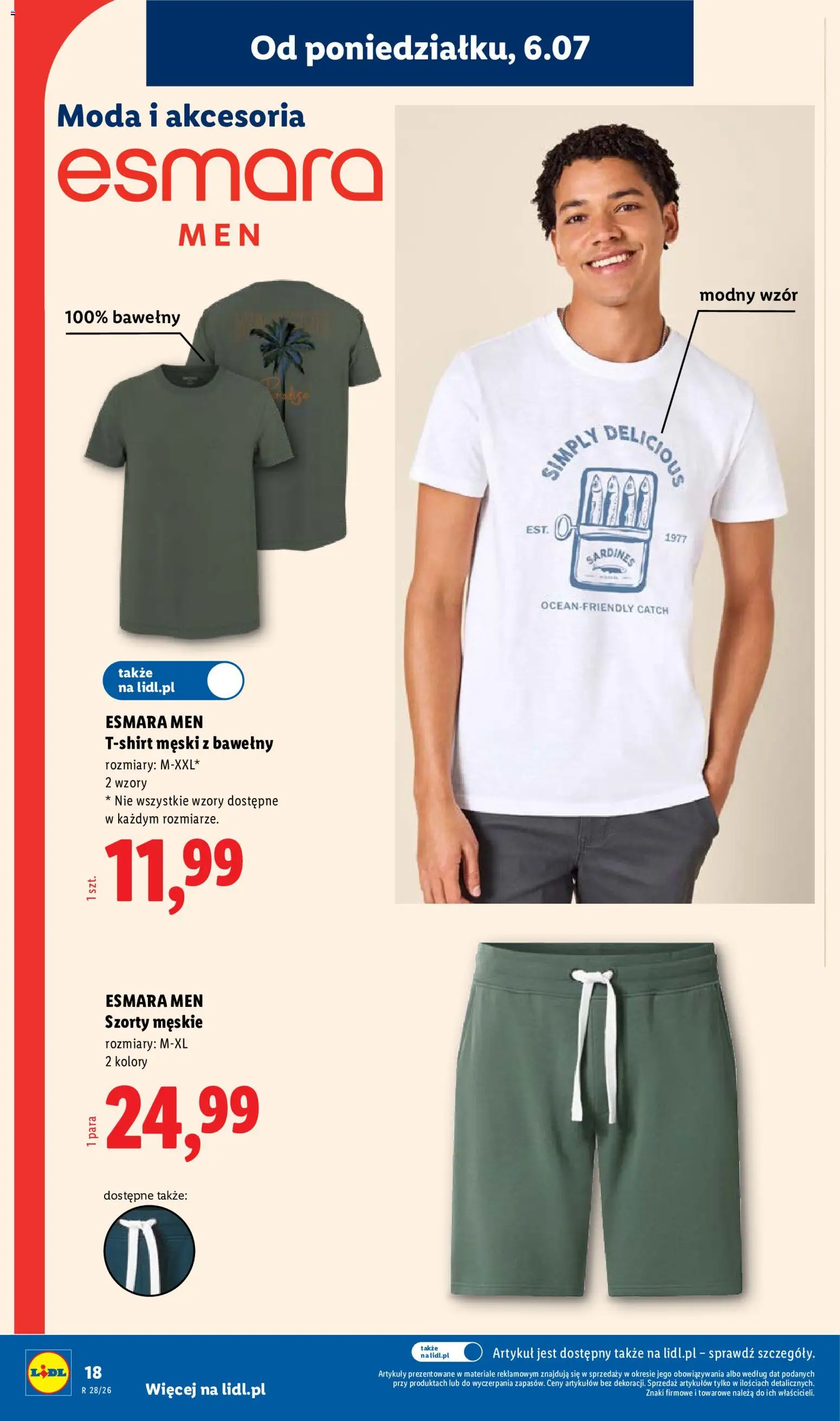 Lidl Katalog od 06.07.2026 | Strona: 20 | Produkty: Szorty