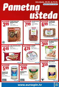 MAJONEZA, 1 l - Pregled kataloga iz trgovine Eurospin, vrijedi od 09.09.2026 | Stranica: 3