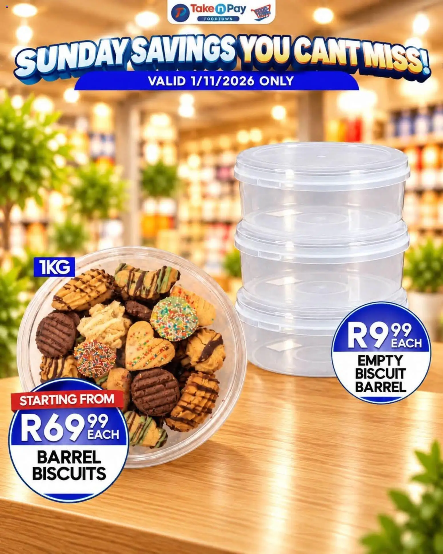 New Take n Pay catalogue – valid from 01/11/2026 | Page: 7 | Products: Biscuits