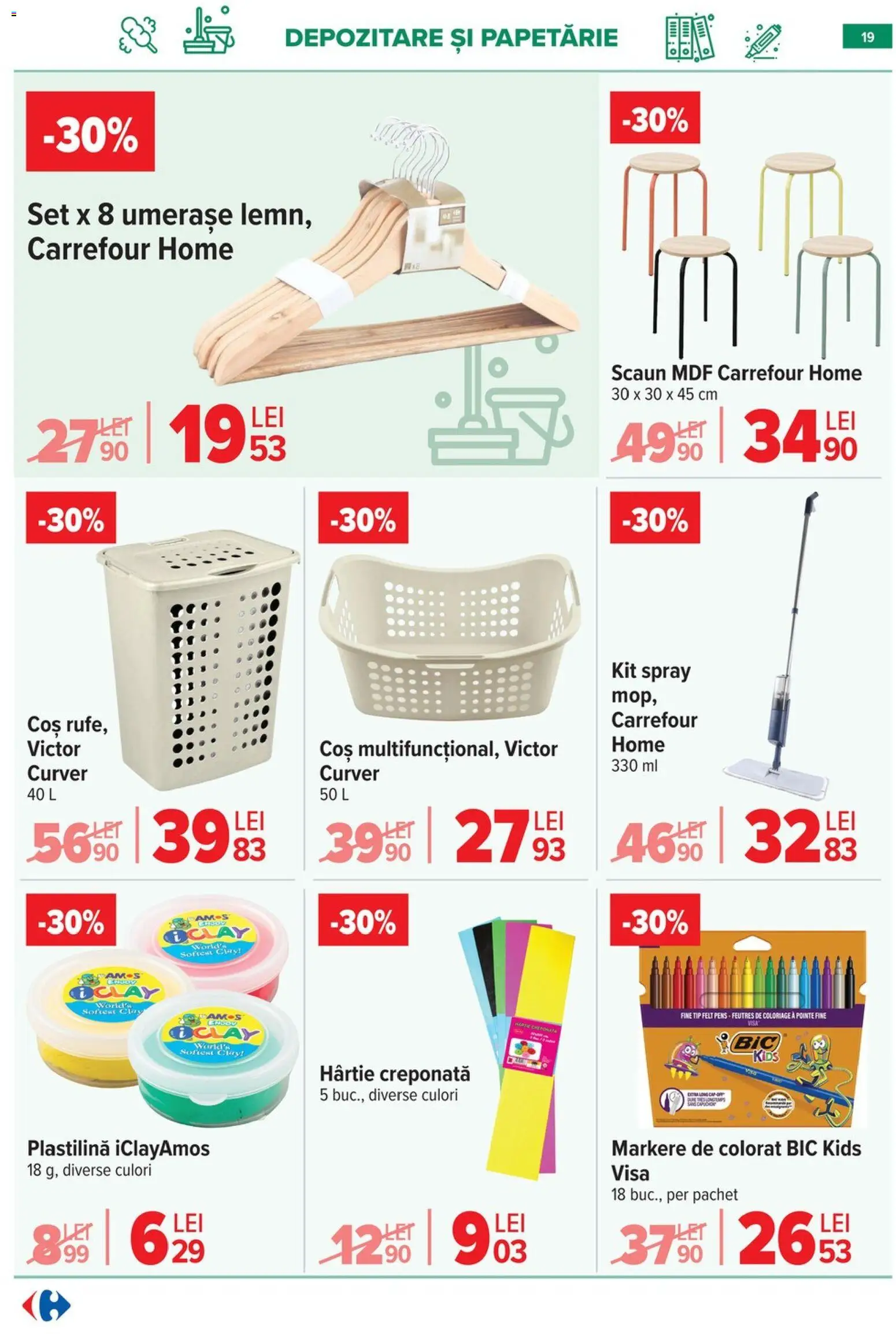 Noul catalog Carrefour – valabil de la 20.05.2026 | Pagină: 18 | Produse: Coș, Scaun