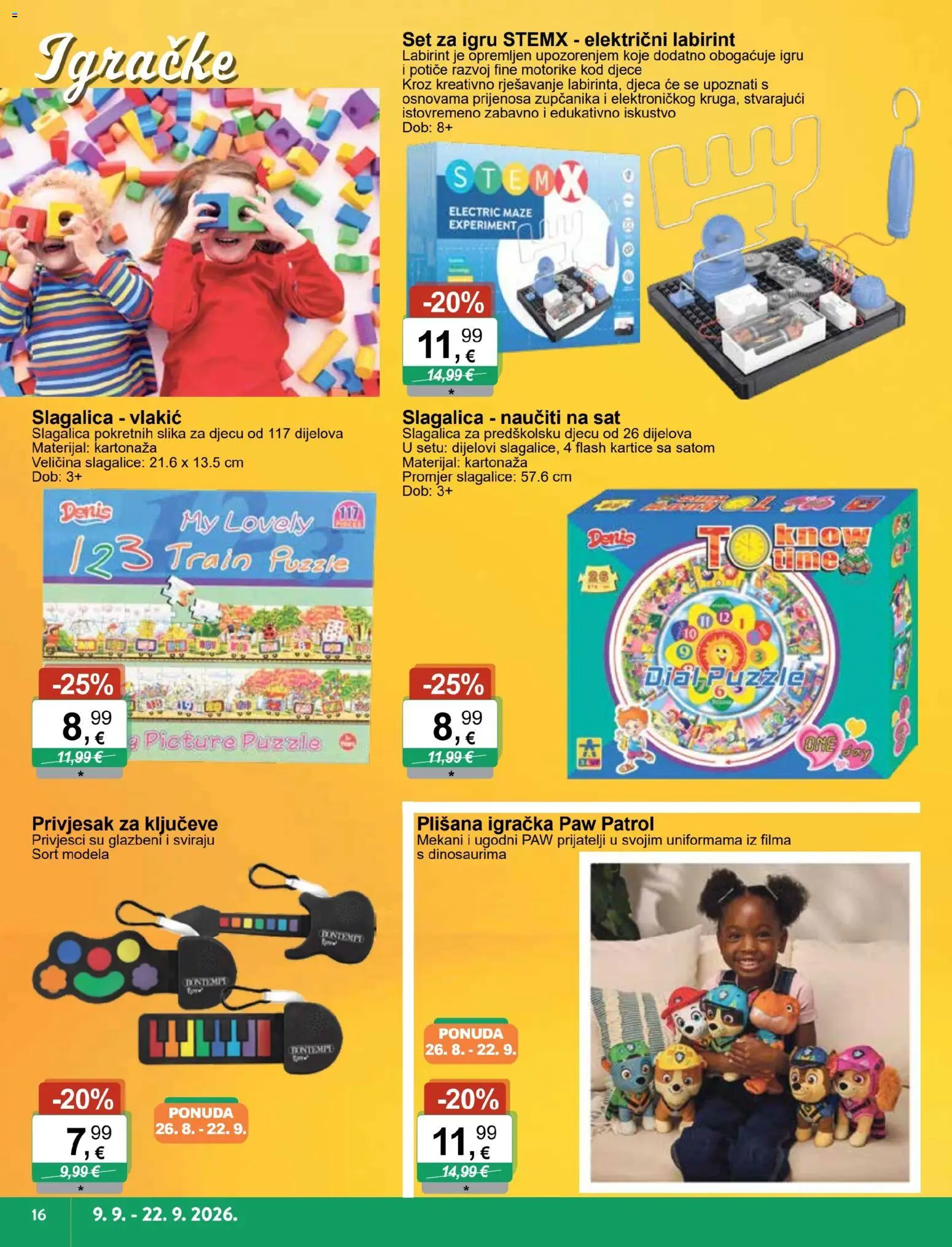 KTC katalog | vrijedi od 09.09.2026 | Stranica: 4 | Proizvodi: Puzzle, Sat, Igračke, Igračka
