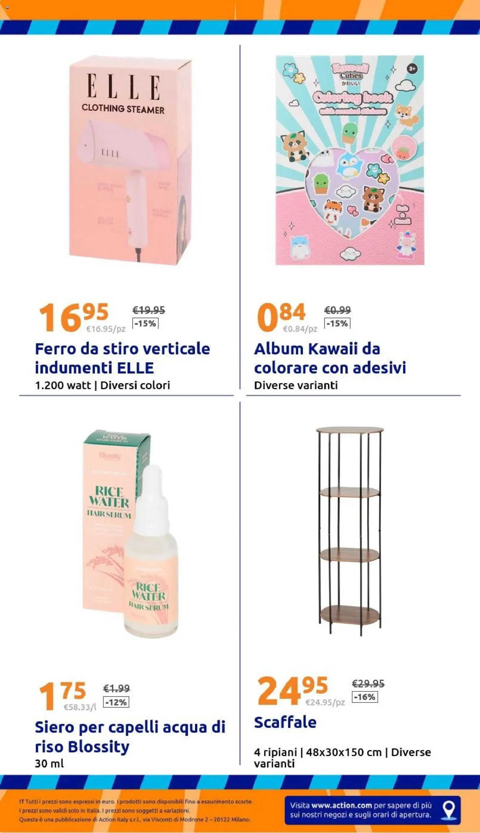 Volantino Action del 06.05.2026 | Pagina: 30 | Prodotti: Riso, Acqua, Scaffale, Ferro da stiro